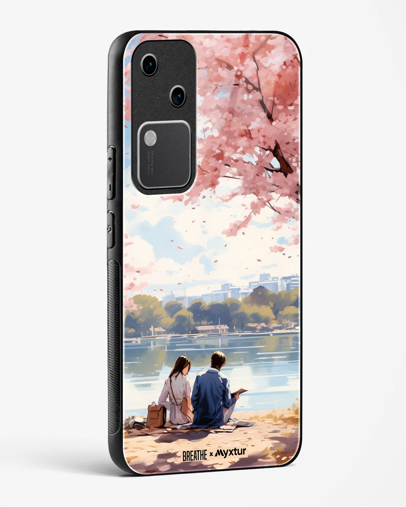 Sakura Serenade [BREATHE] Glass Case Phone Cover (Vivo) - Image 114