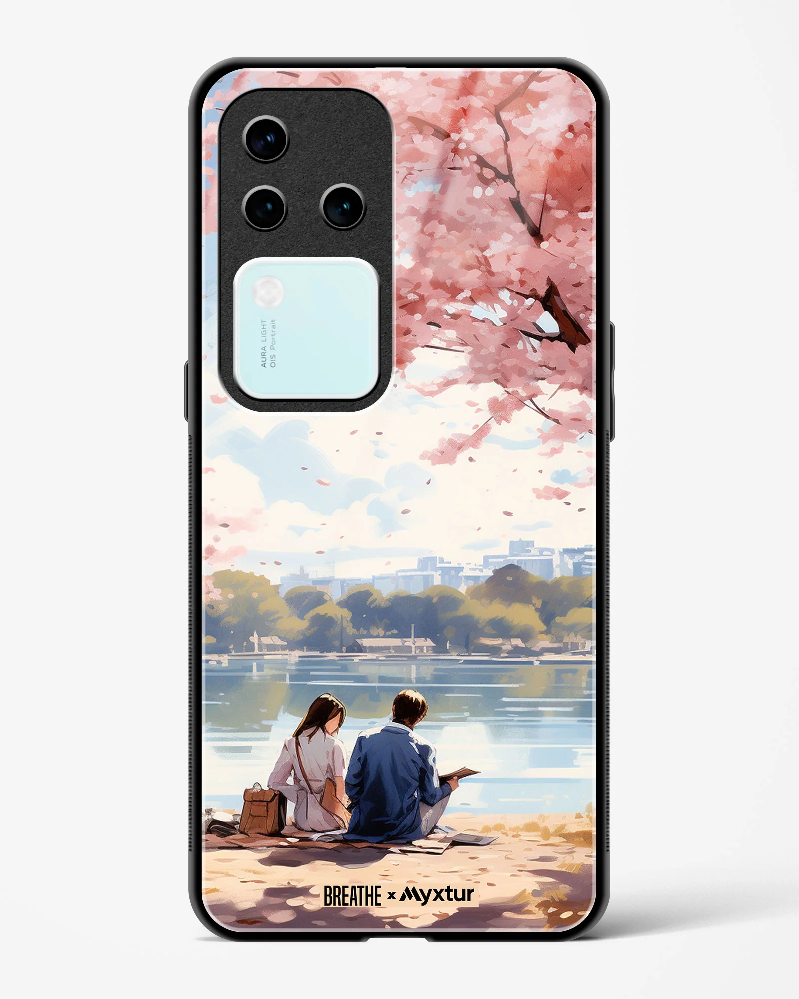 Sakura Serenade [BREATHE] Glass Case Phone Cover (Vivo) - Image 115