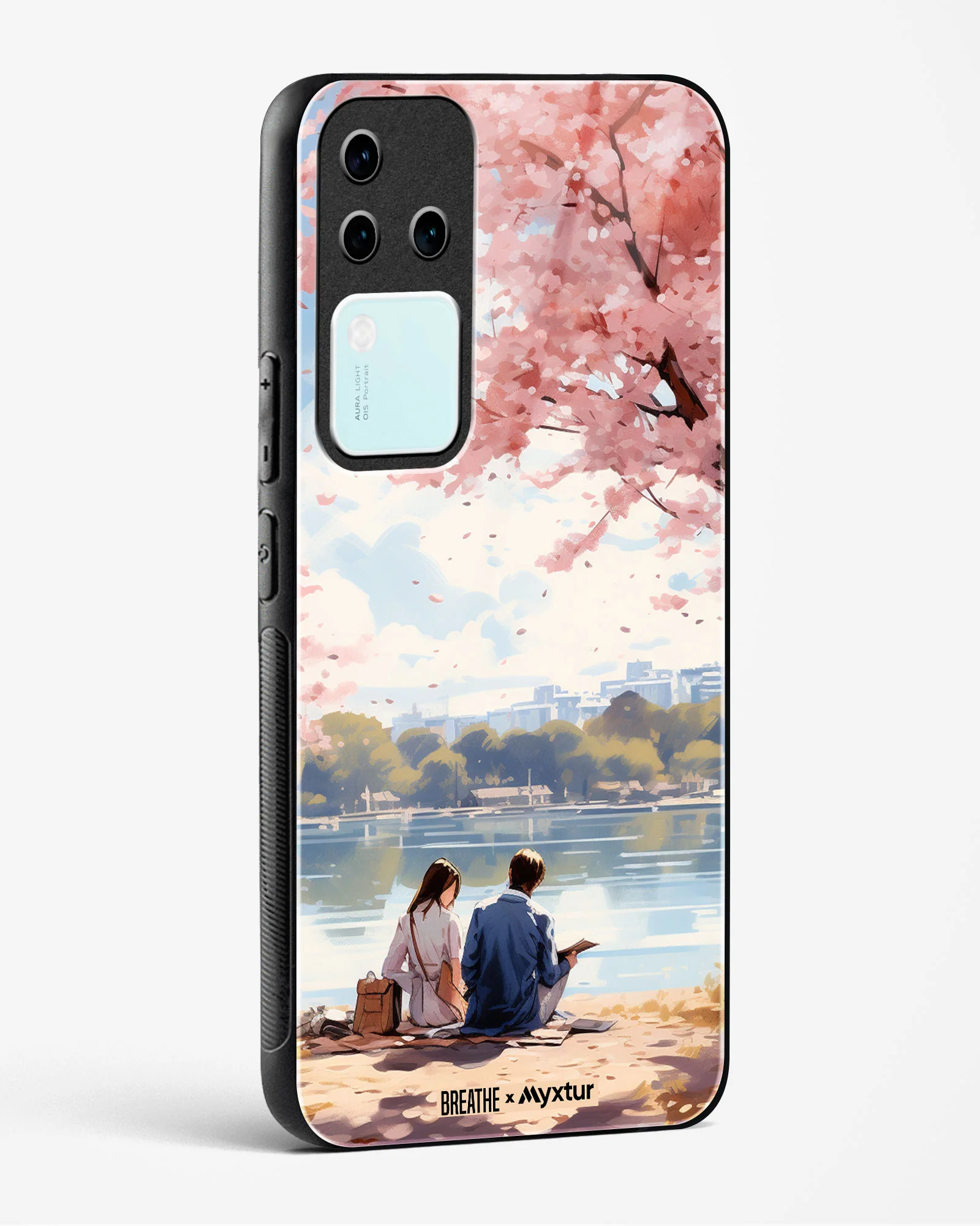 Sakura Serenade [BREATHE] Glass Case Phone Cover (Vivo) - Image 116