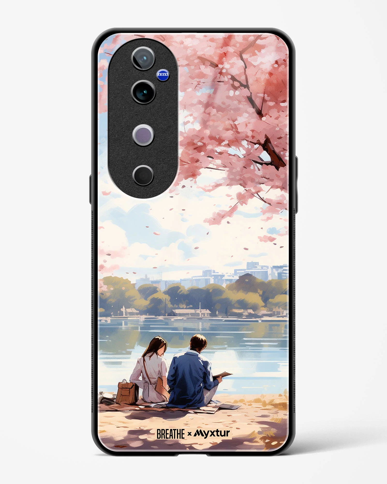 Sakura Serenade [BREATHE] Glass Case Phone Cover (Vivo) - Image 119