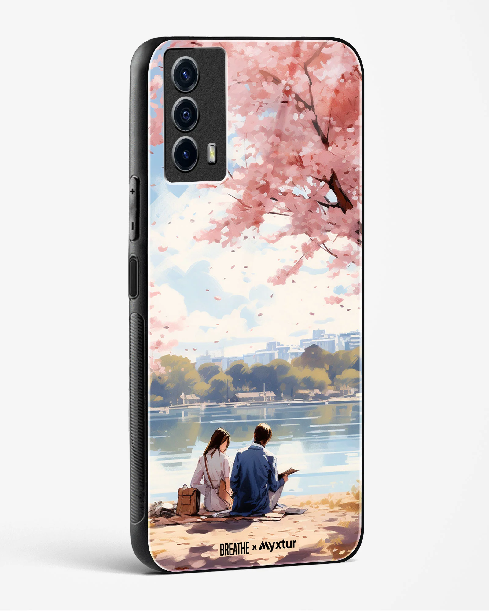 Sakura Serenade [BREATHE] Glass Case Phone Cover (Vivo) - Image 12