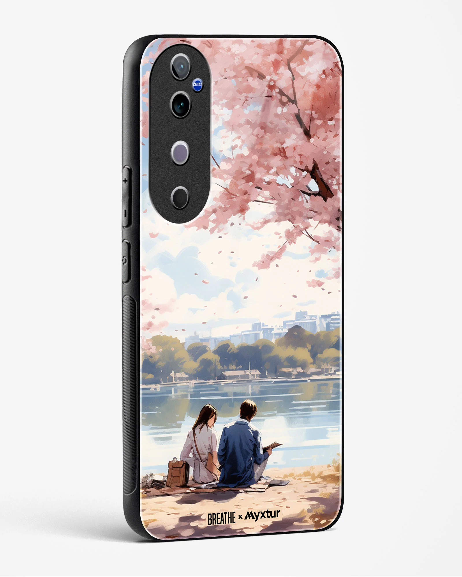 Sakura Serenade [BREATHE] Glass Case Phone Cover (Vivo) - Image 120
