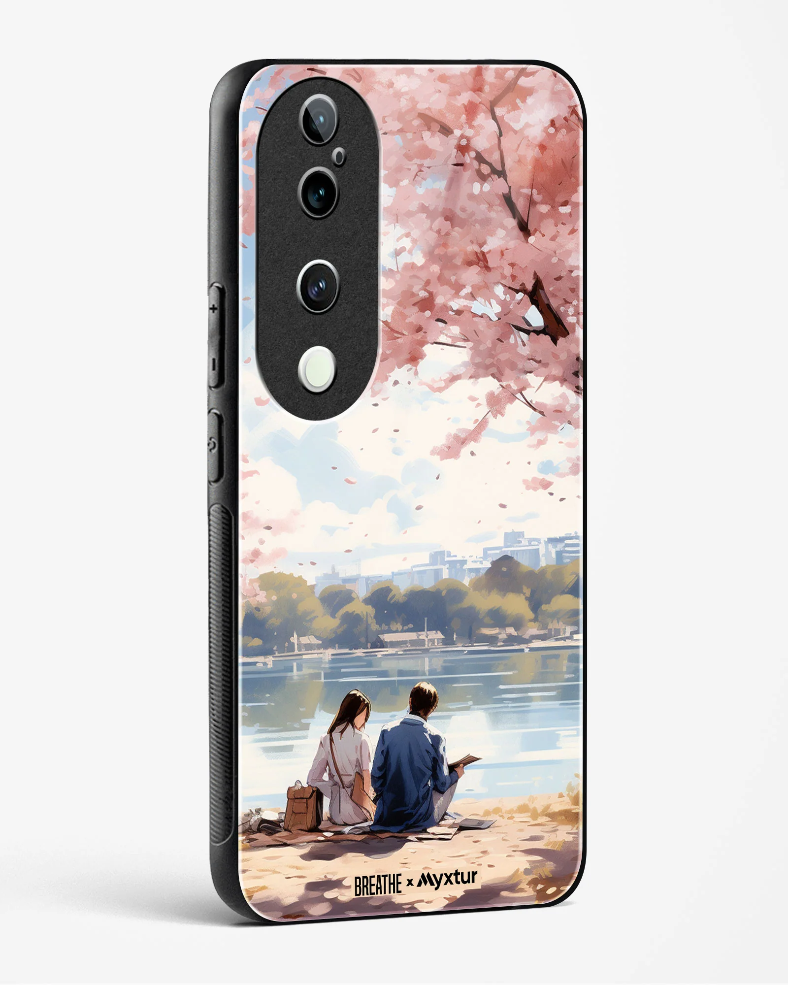 Sakura Serenade [BREATHE] Glass Case Phone Cover (Vivo) - Image 122