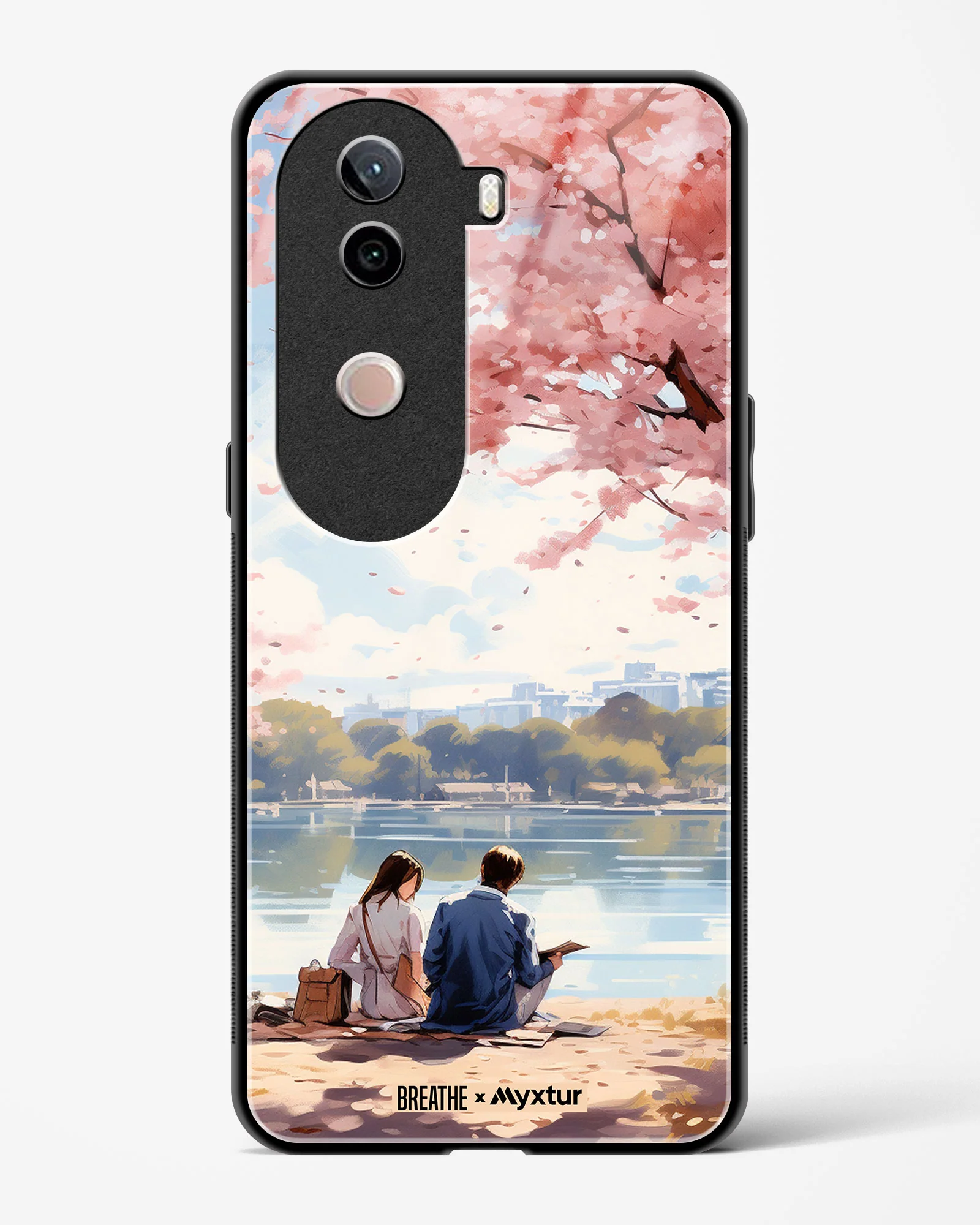 Sakura Serenade [BREATHE] Glass Case Phone Cover (Vivo) - Image 123