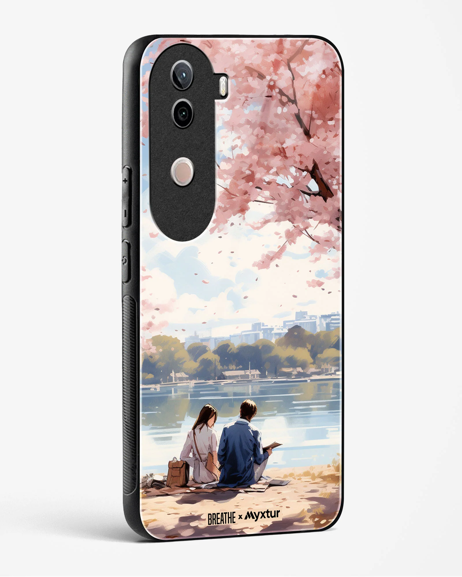 Sakura Serenade [BREATHE] Glass Case Phone Cover (Vivo) - Image 124