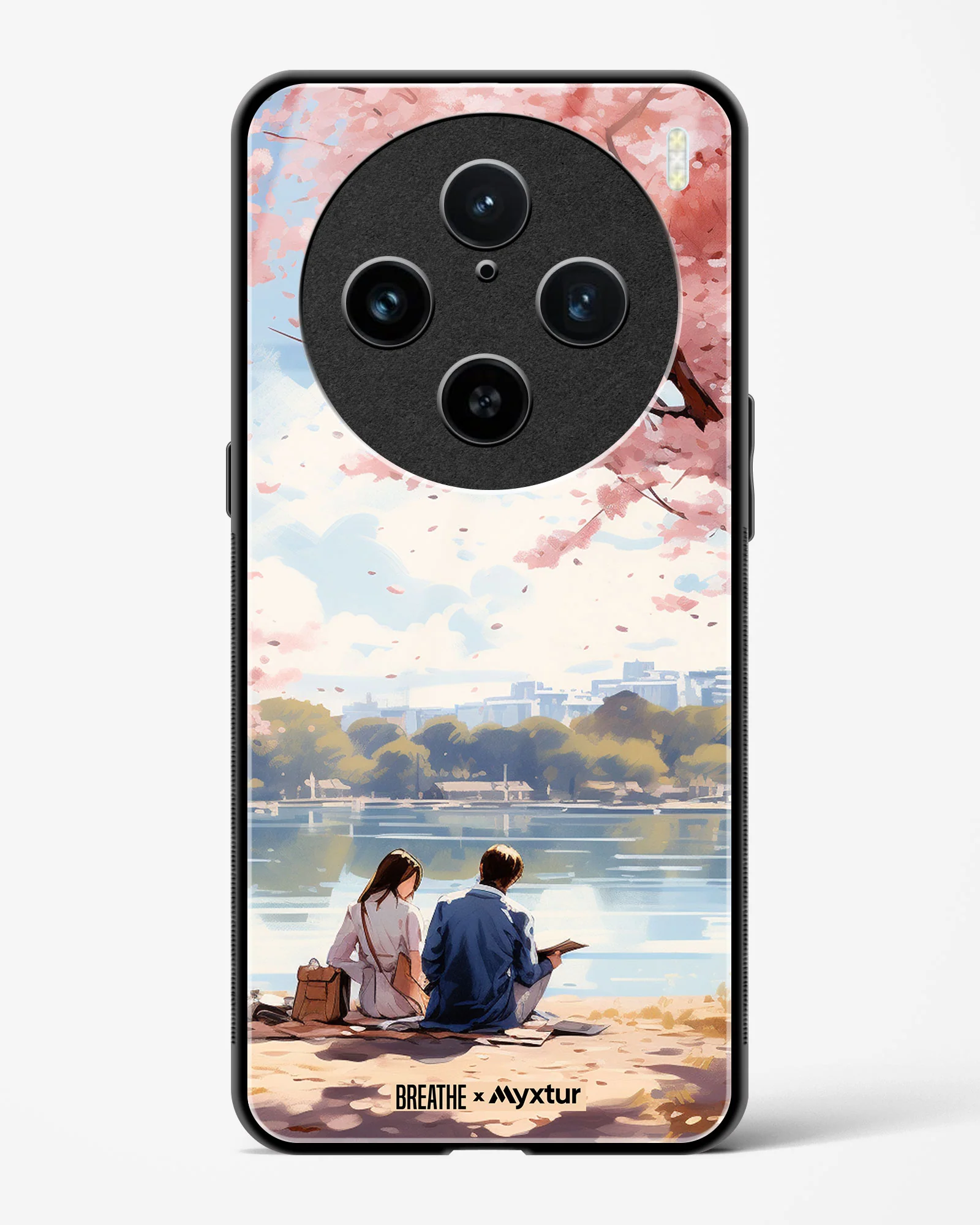 Sakura Serenade [BREATHE] Glass Case Phone Cover (Vivo) - Image 127