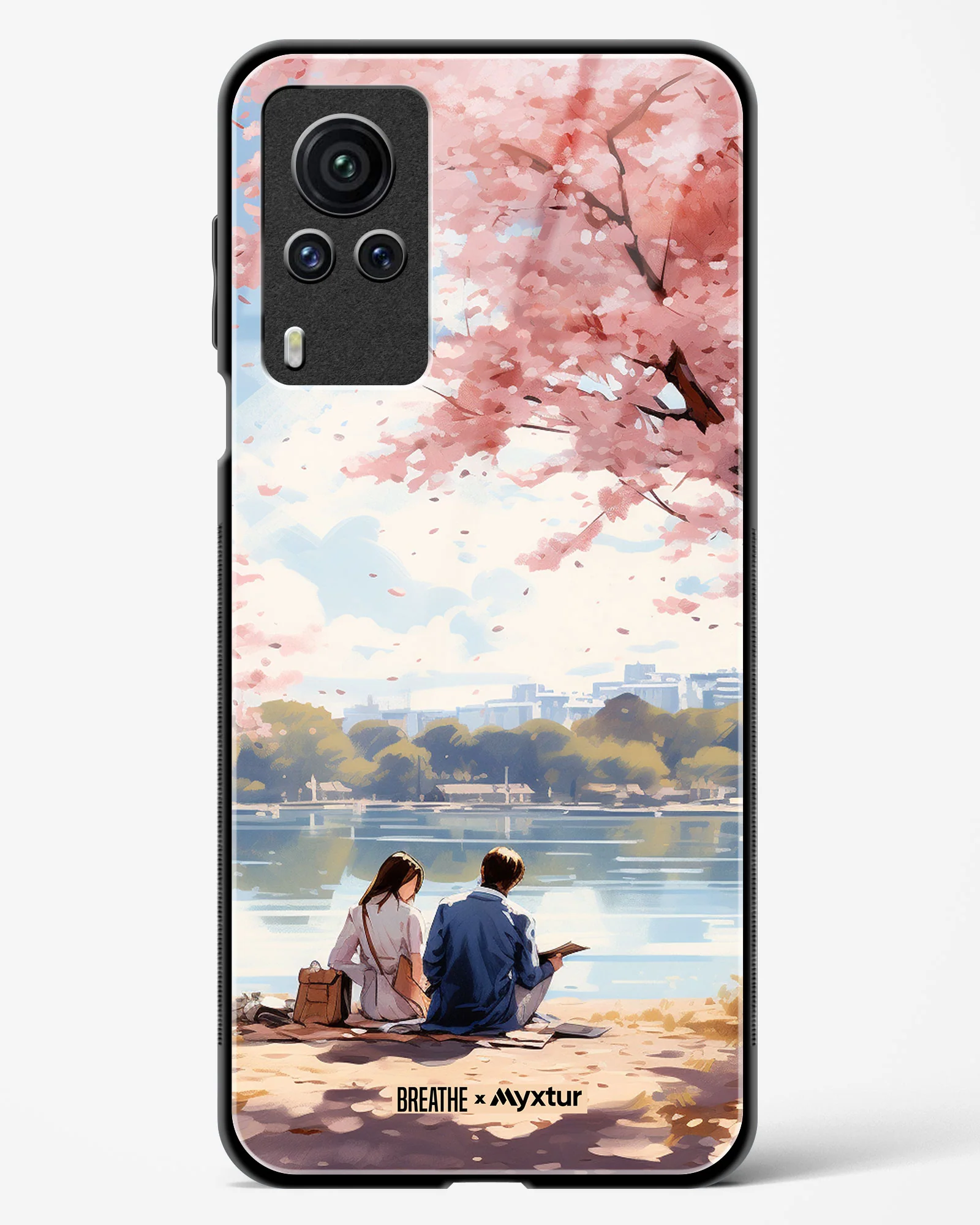 Sakura Serenade [BREATHE] Glass Case Phone Cover (Vivo) - Image 131