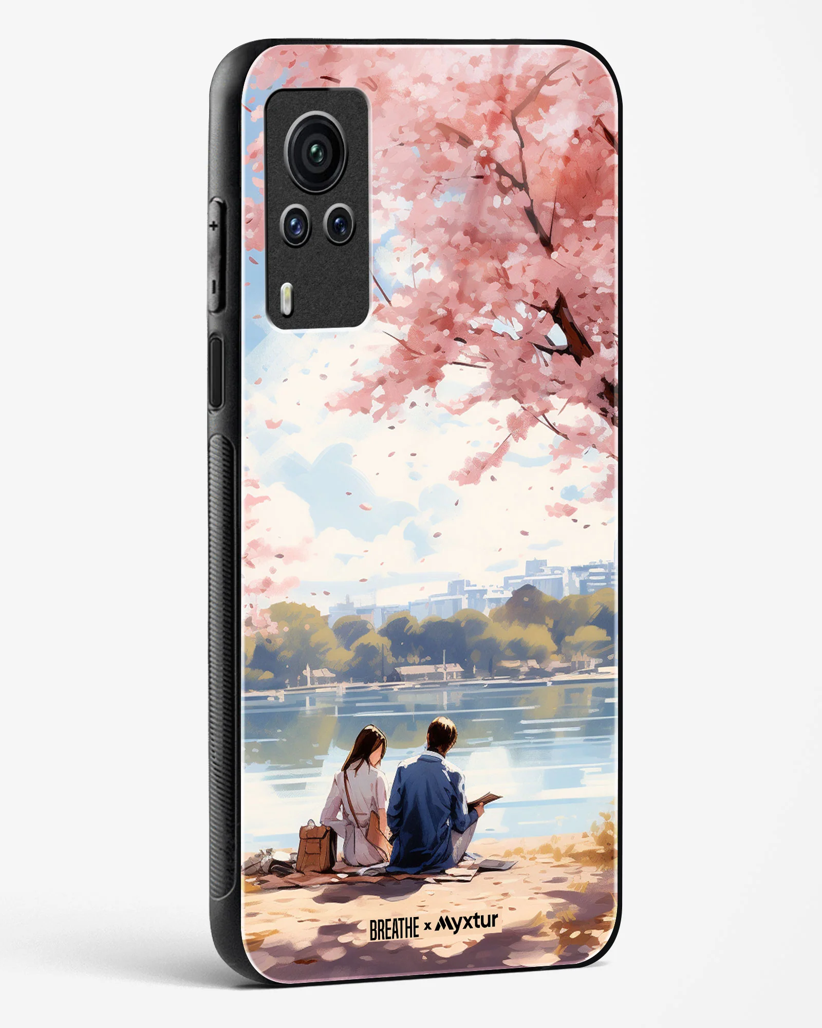Sakura Serenade [BREATHE] Glass Case Phone Cover (Vivo) - Image 132
