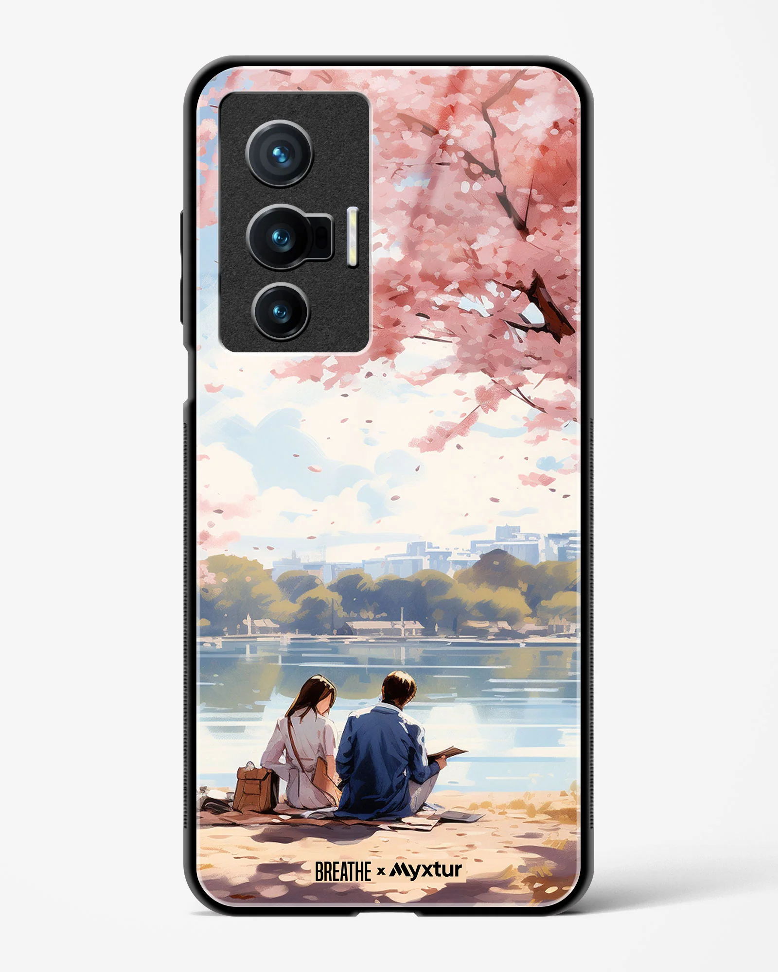 Sakura Serenade [BREATHE] Glass Case Phone Cover (Vivo) - Image 133