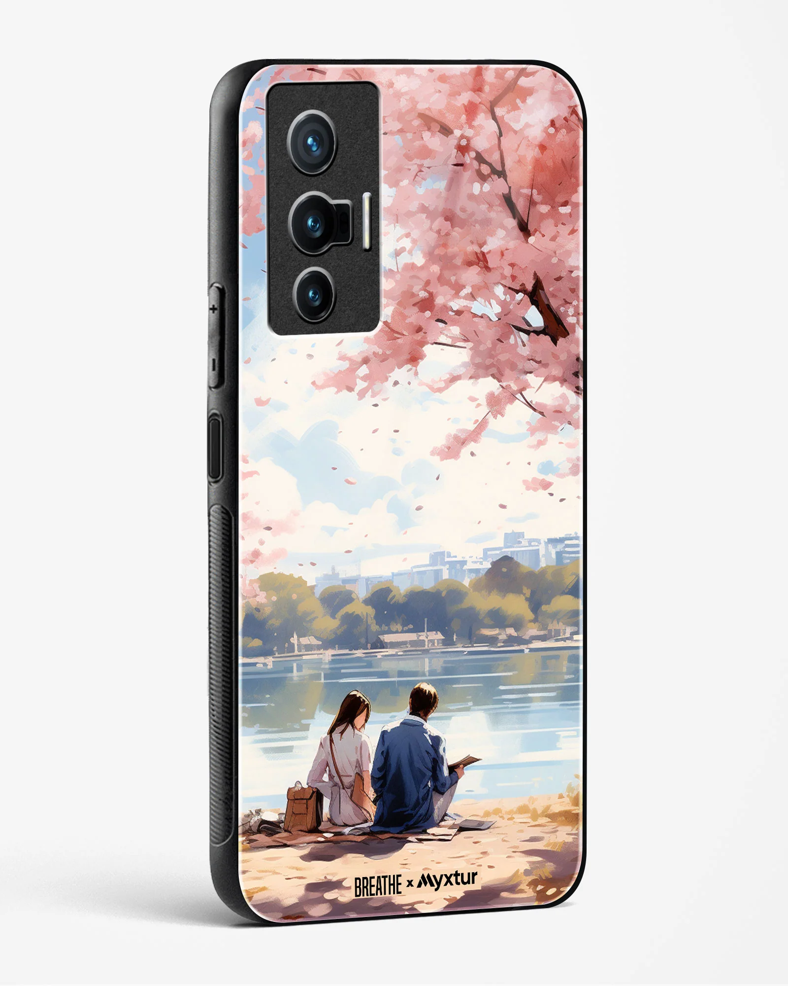 Sakura Serenade [BREATHE] Glass Case Phone Cover (Vivo) - Image 134
