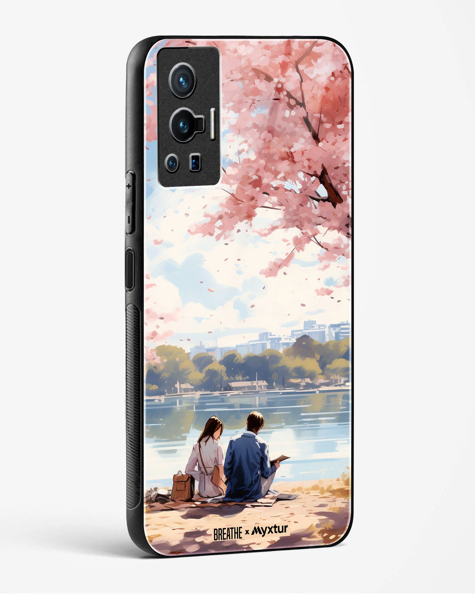 Sakura Serenade [BREATHE] Glass Case Phone Cover (Vivo) - Image 136