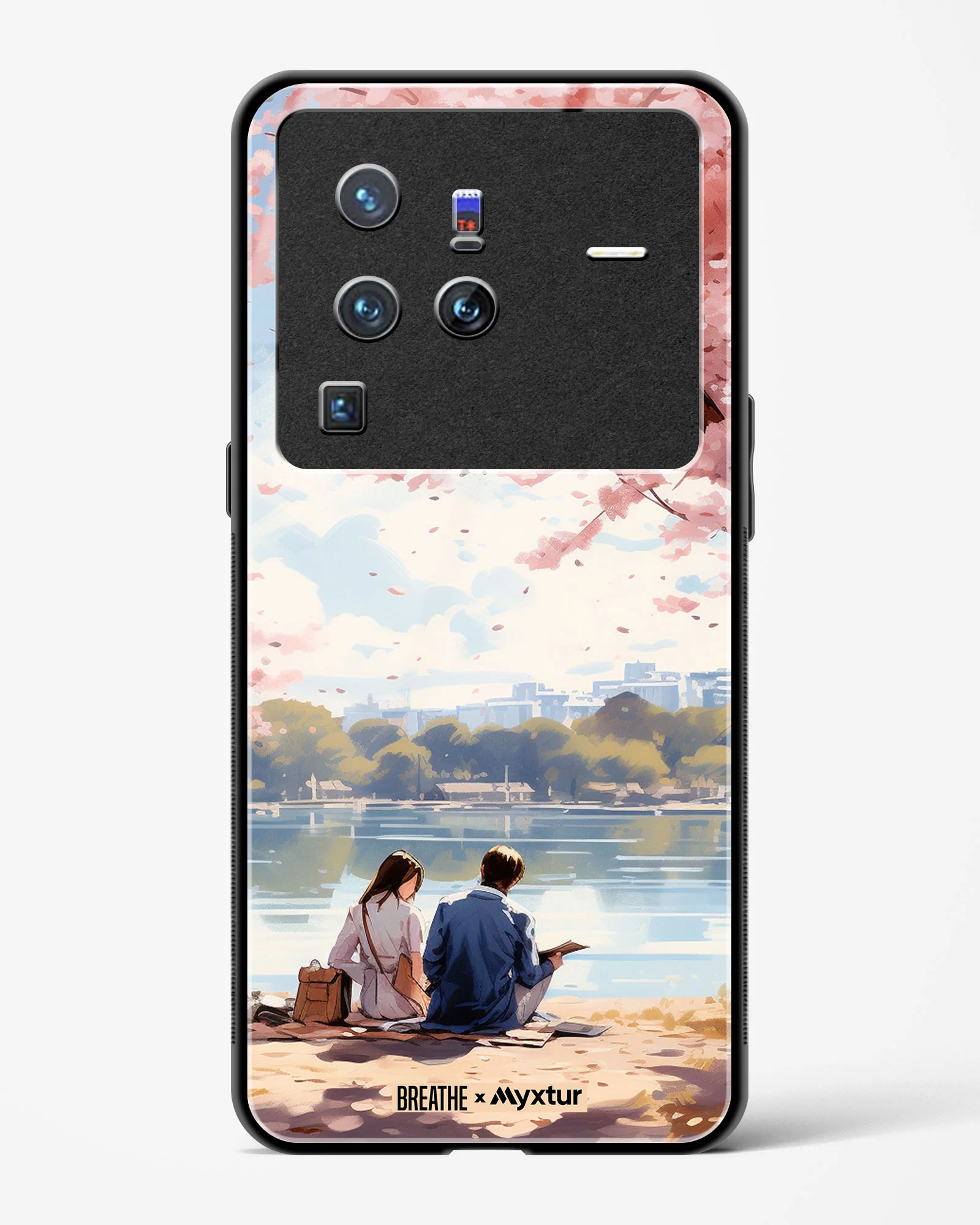 Sakura Serenade [BREATHE] Glass Case Phone Cover (Vivo) - Image 139