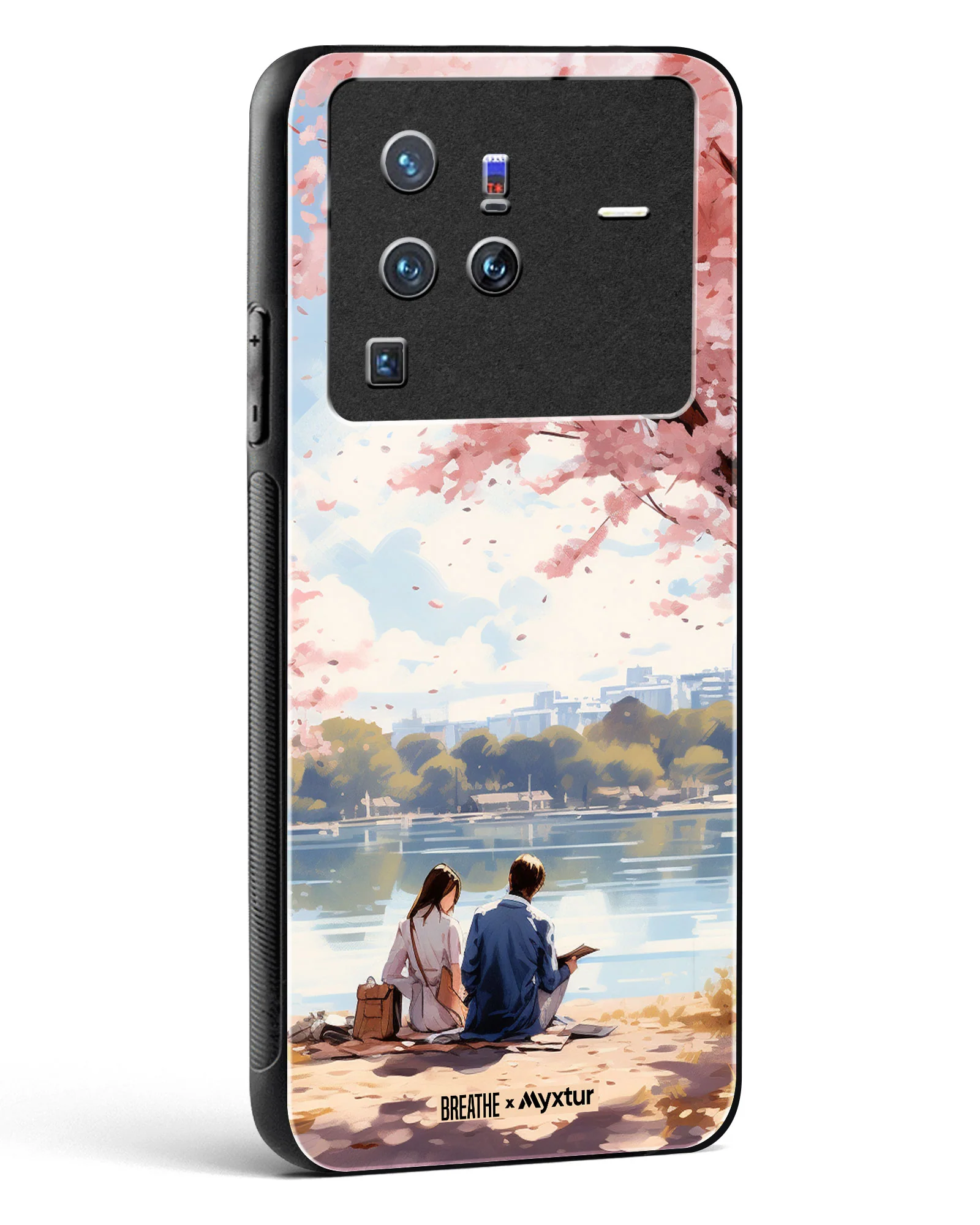 Sakura Serenade [BREATHE] Glass Case Phone Cover (Vivo) - Image 140