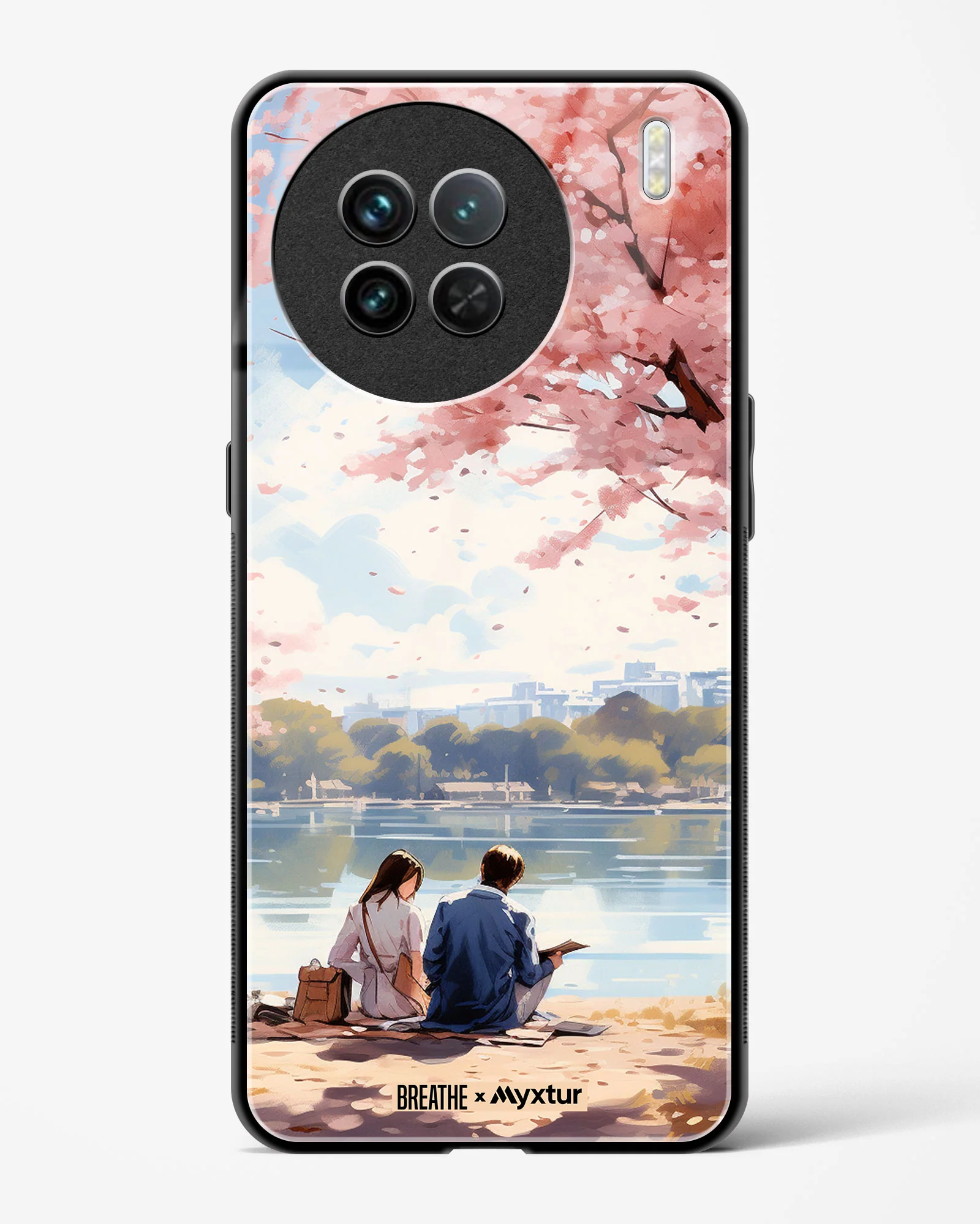 Sakura Serenade [BREATHE] Glass Case Phone Cover (Vivo) - Image 141