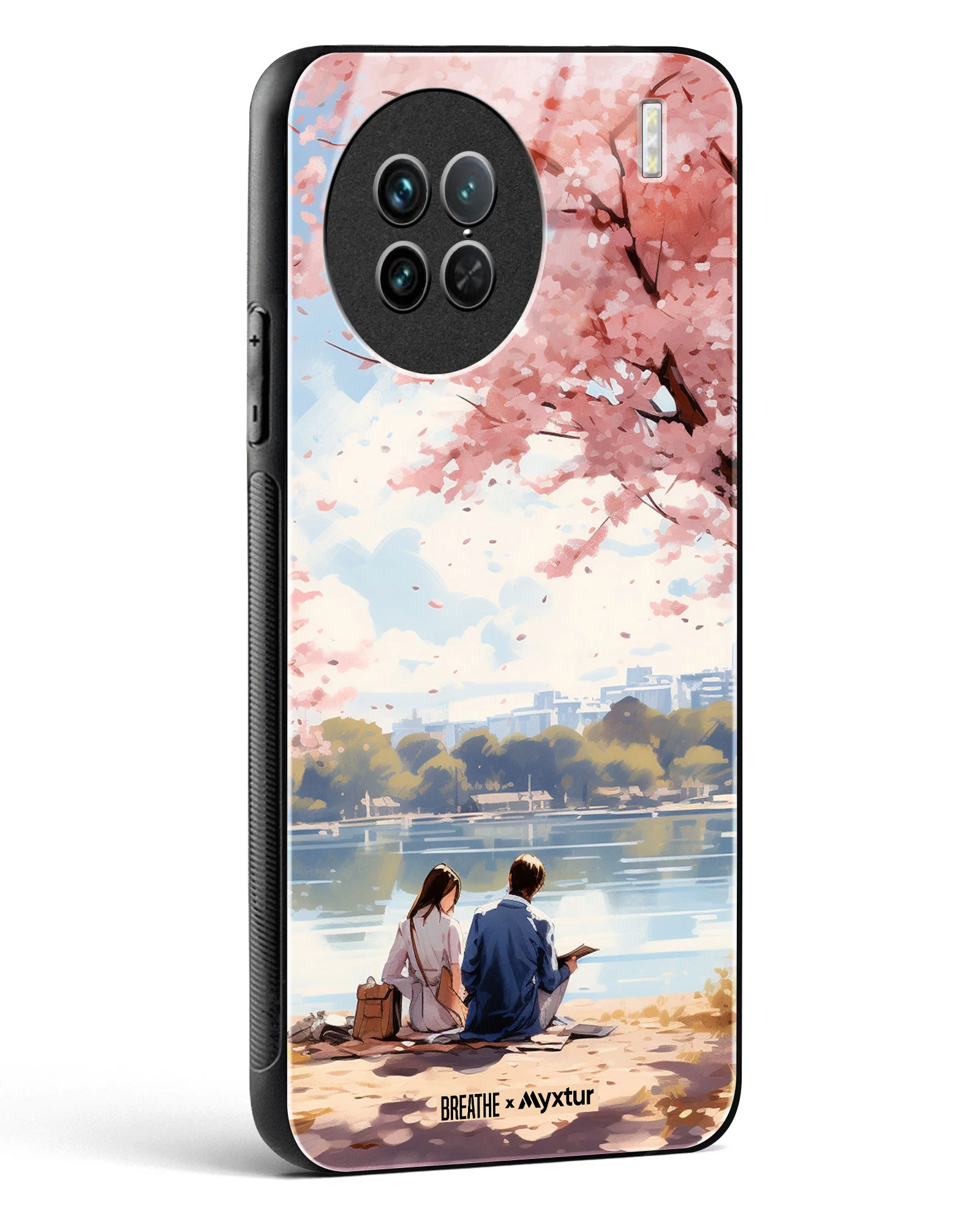Sakura Serenade [BREATHE] Glass Case Phone Cover (Vivo) - Image 144
