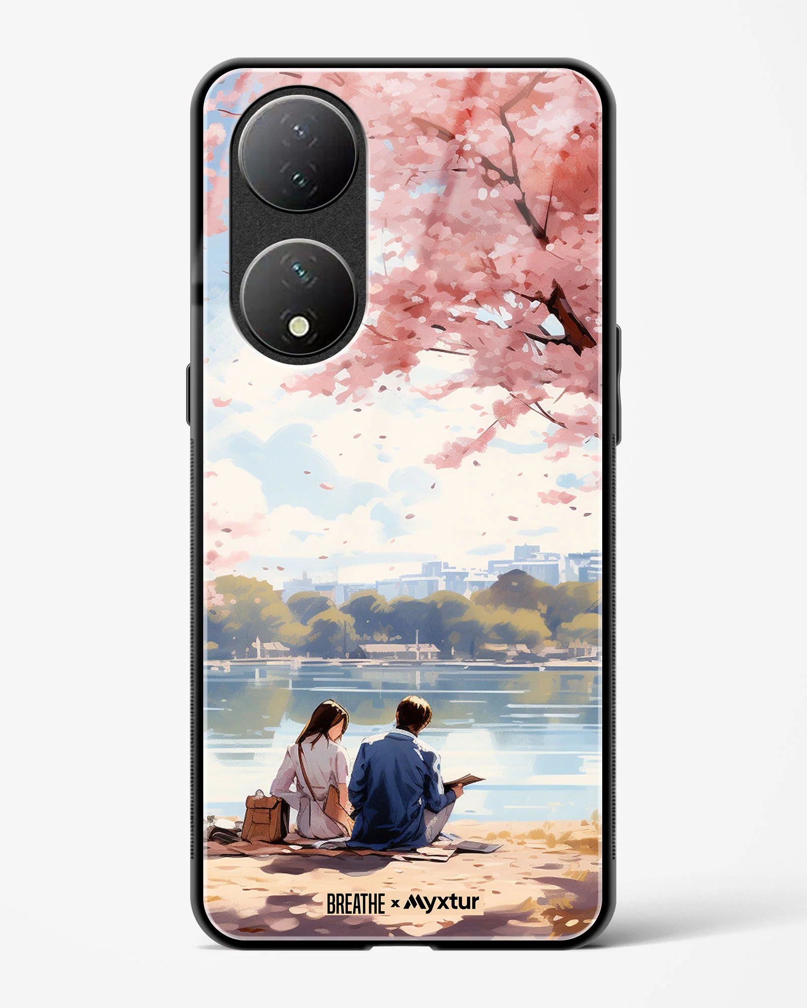 Sakura Serenade [BREATHE] Glass Case Phone Cover (Vivo) - Image 147