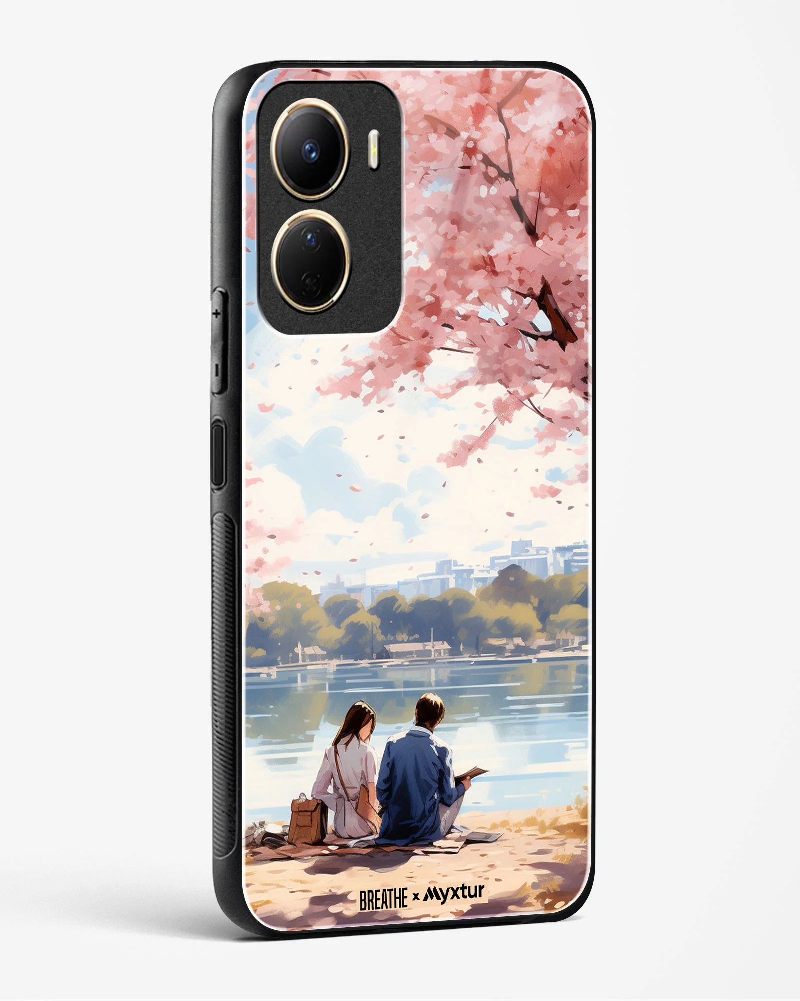Sakura Serenade [BREATHE] Glass Case Phone Cover (Vivo) - Image 150