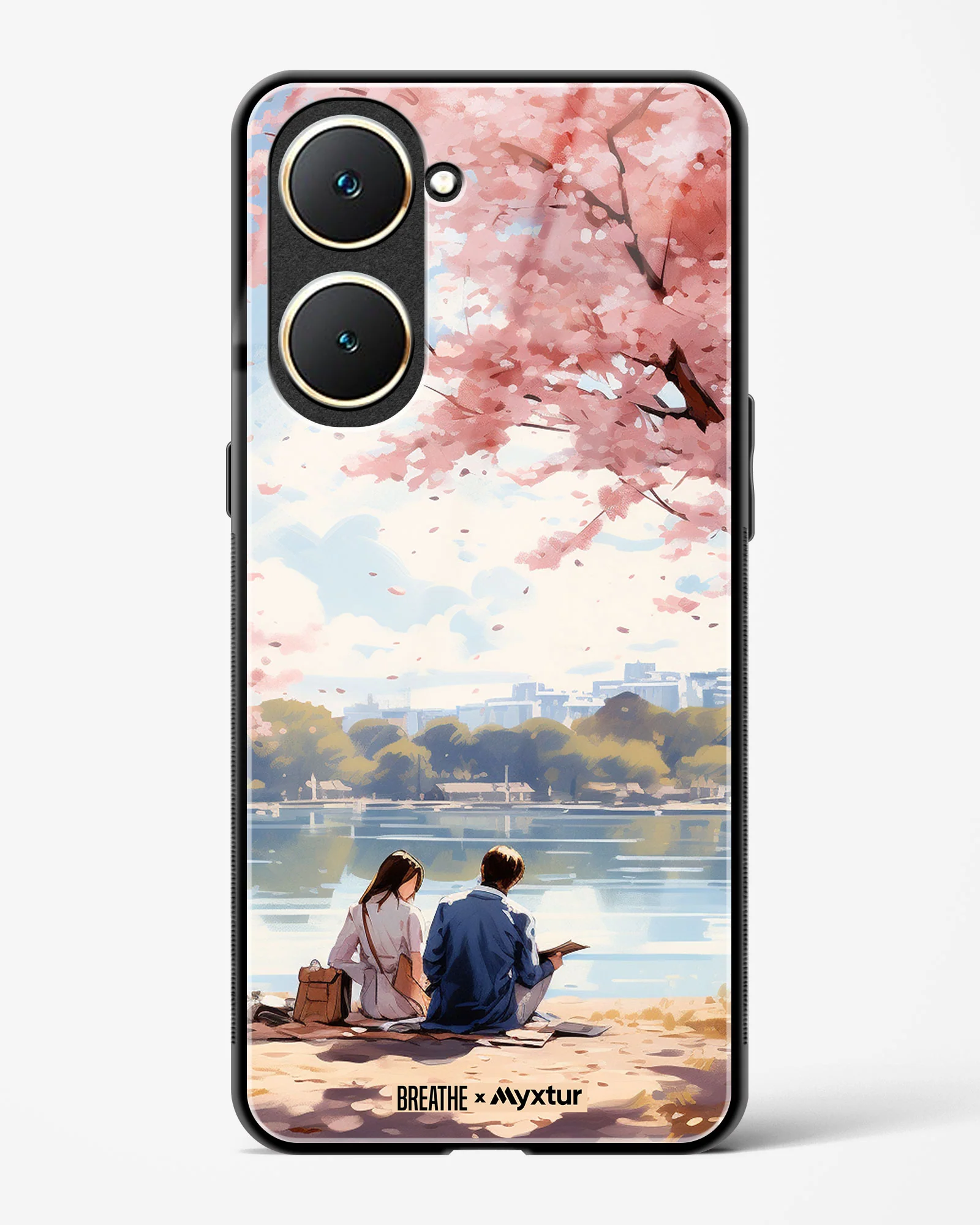 Sakura Serenade [BREATHE] Glass Case Phone Cover (Vivo) - Image 151