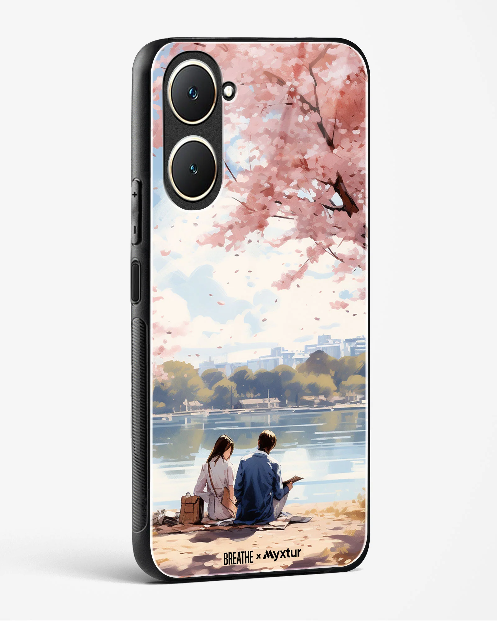 Sakura Serenade [BREATHE] Glass Case Phone Cover (Vivo) - Image 152