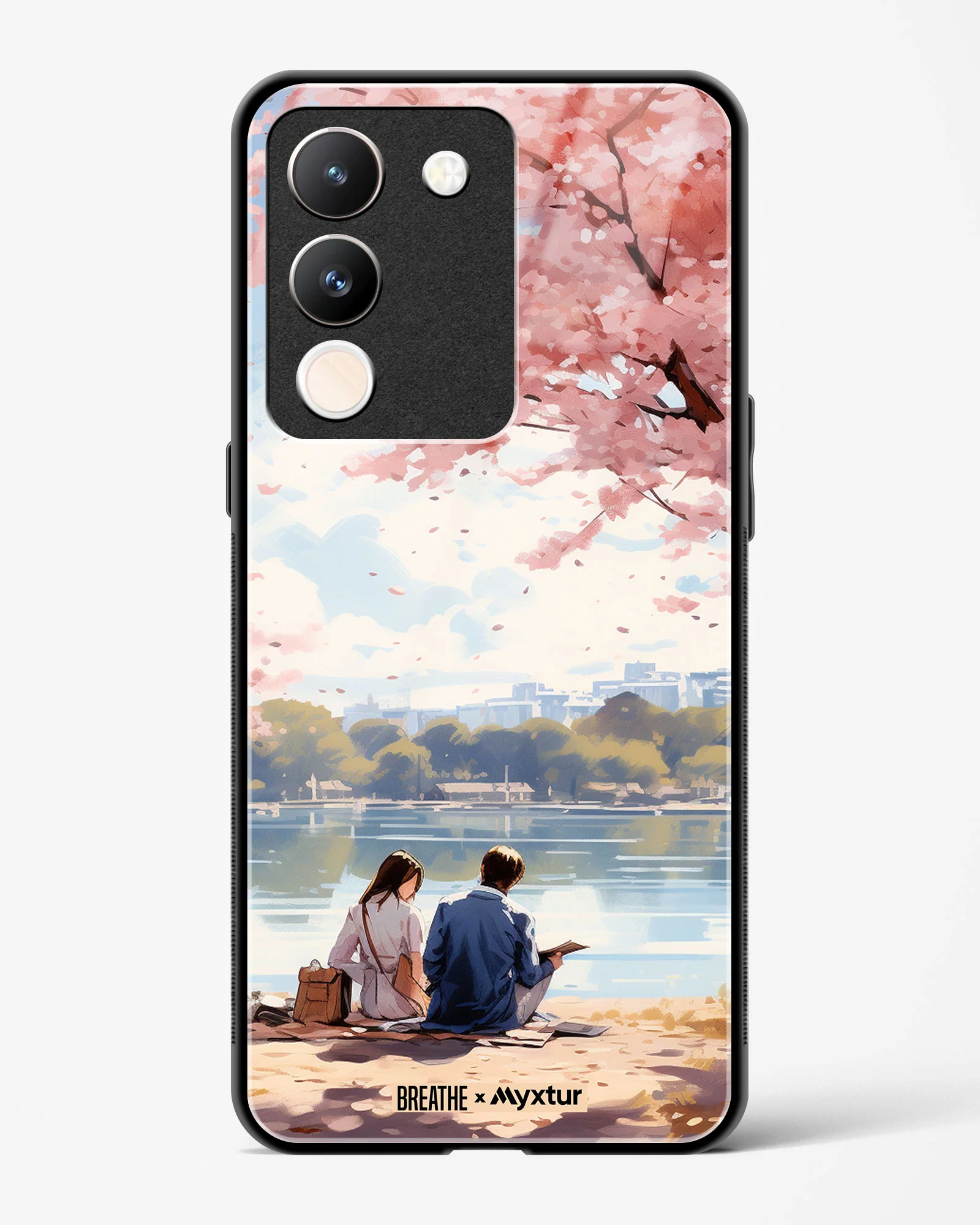 Sakura Serenade [BREATHE] Glass Case Phone Cover (Vivo) - Image 153