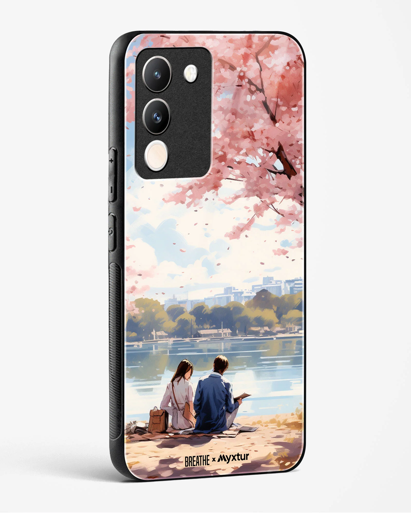 Sakura Serenade [BREATHE] Glass Case Phone Cover (Vivo) - Image 154