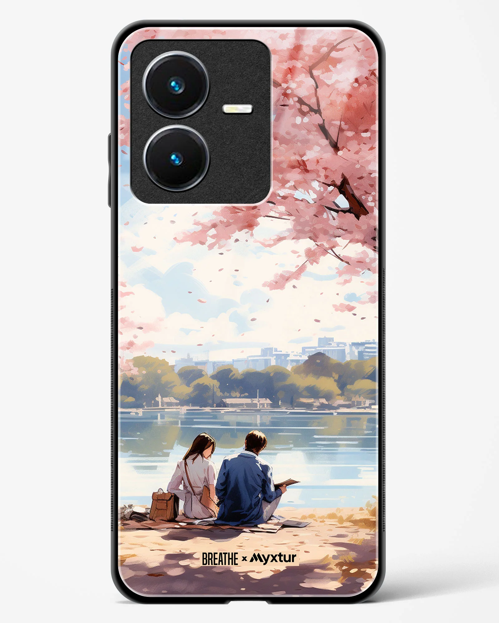 Sakura Serenade [BREATHE] Glass Case Phone Cover (Vivo) - Image 157