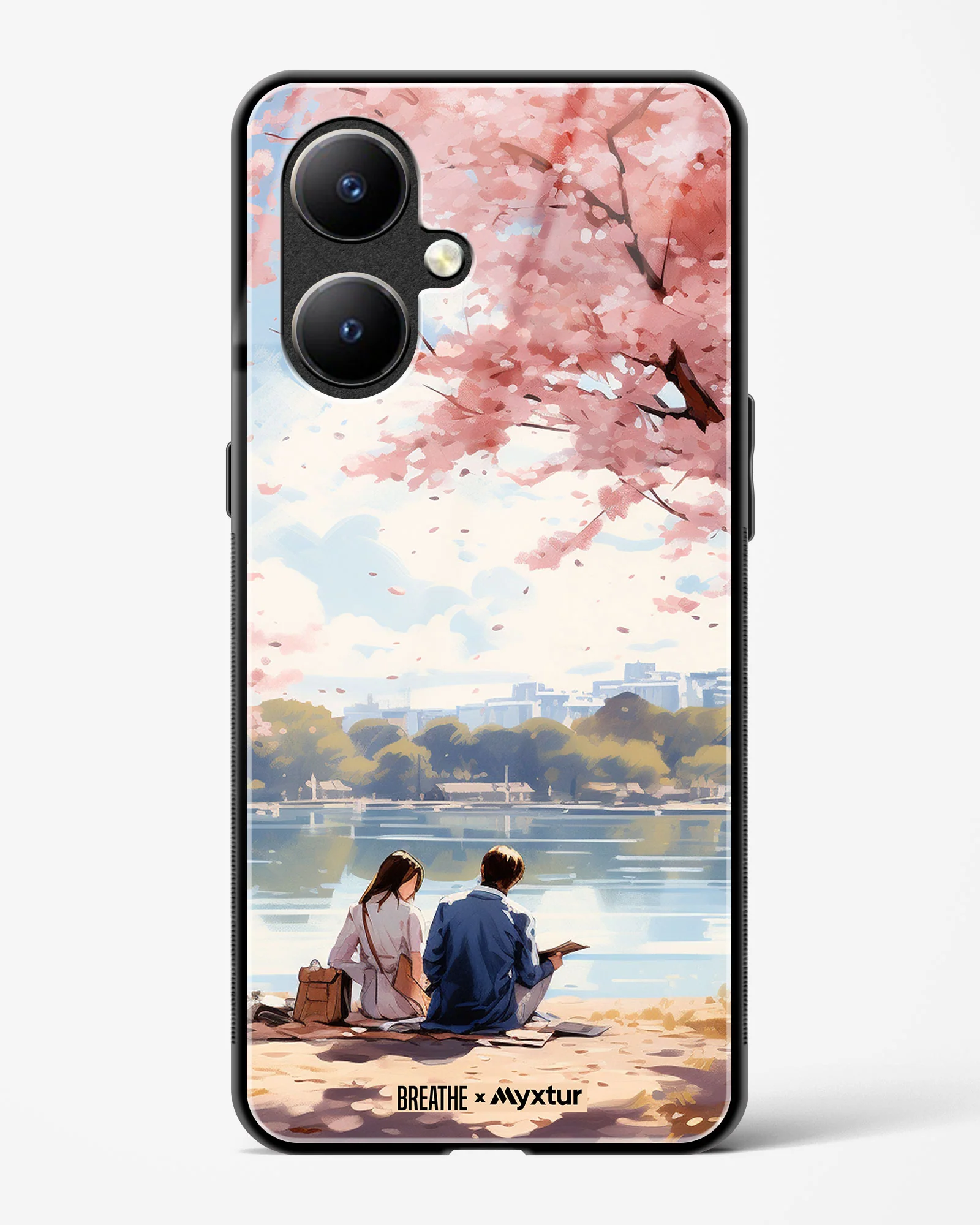 Sakura Serenade [BREATHE] Glass Case Phone Cover (Vivo) - Image 159