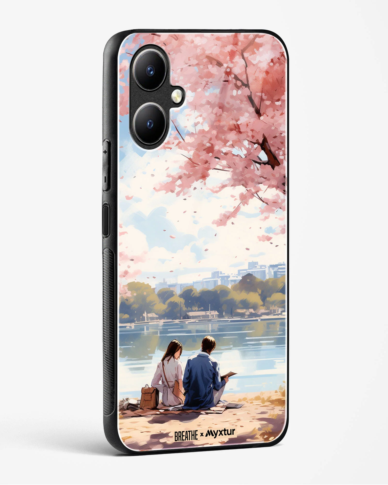 Sakura Serenade [BREATHE] Glass Case Phone Cover (Vivo) - Image 160
