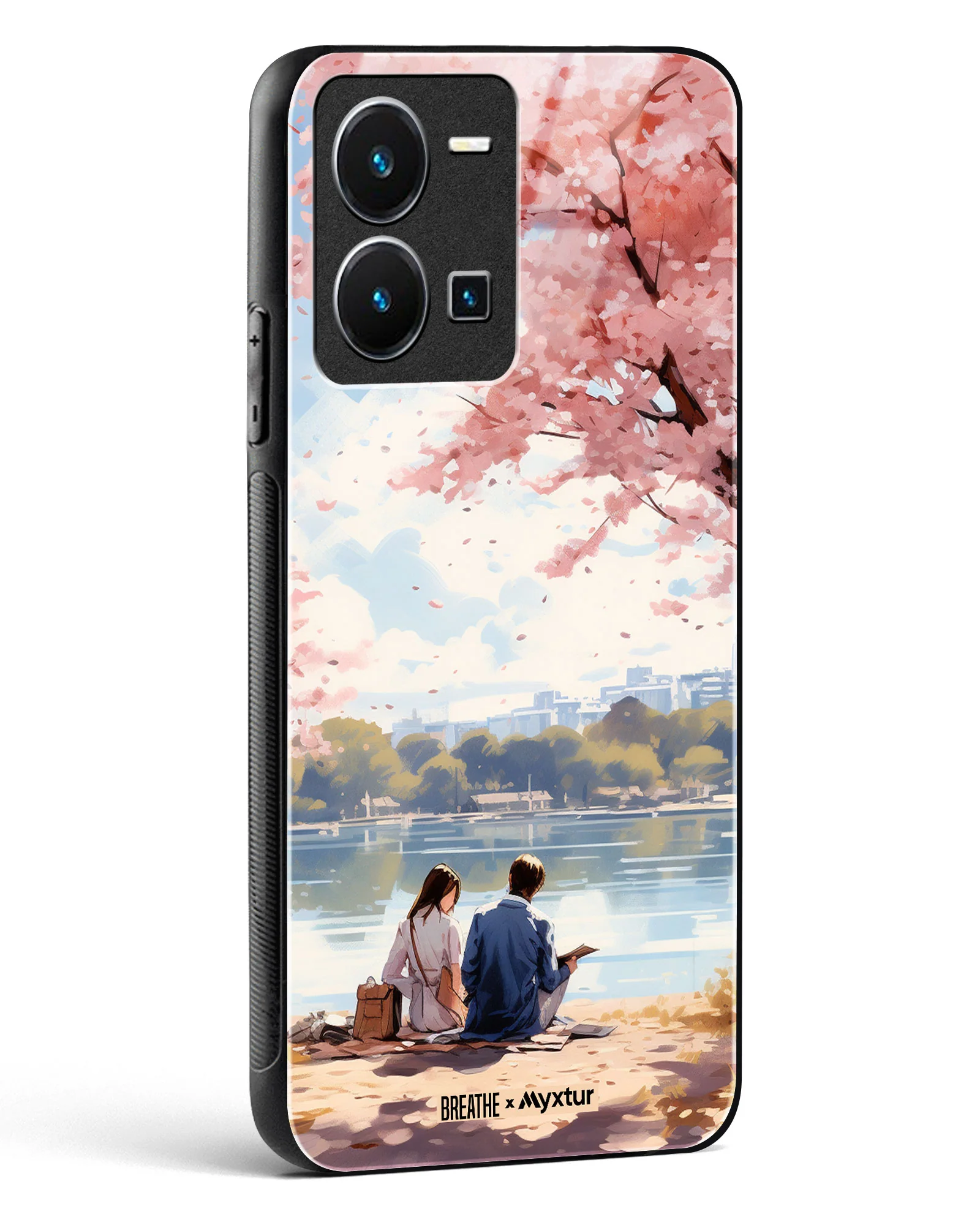 Sakura Serenade [BREATHE] Glass Case Phone Cover (Vivo) - Image 162
