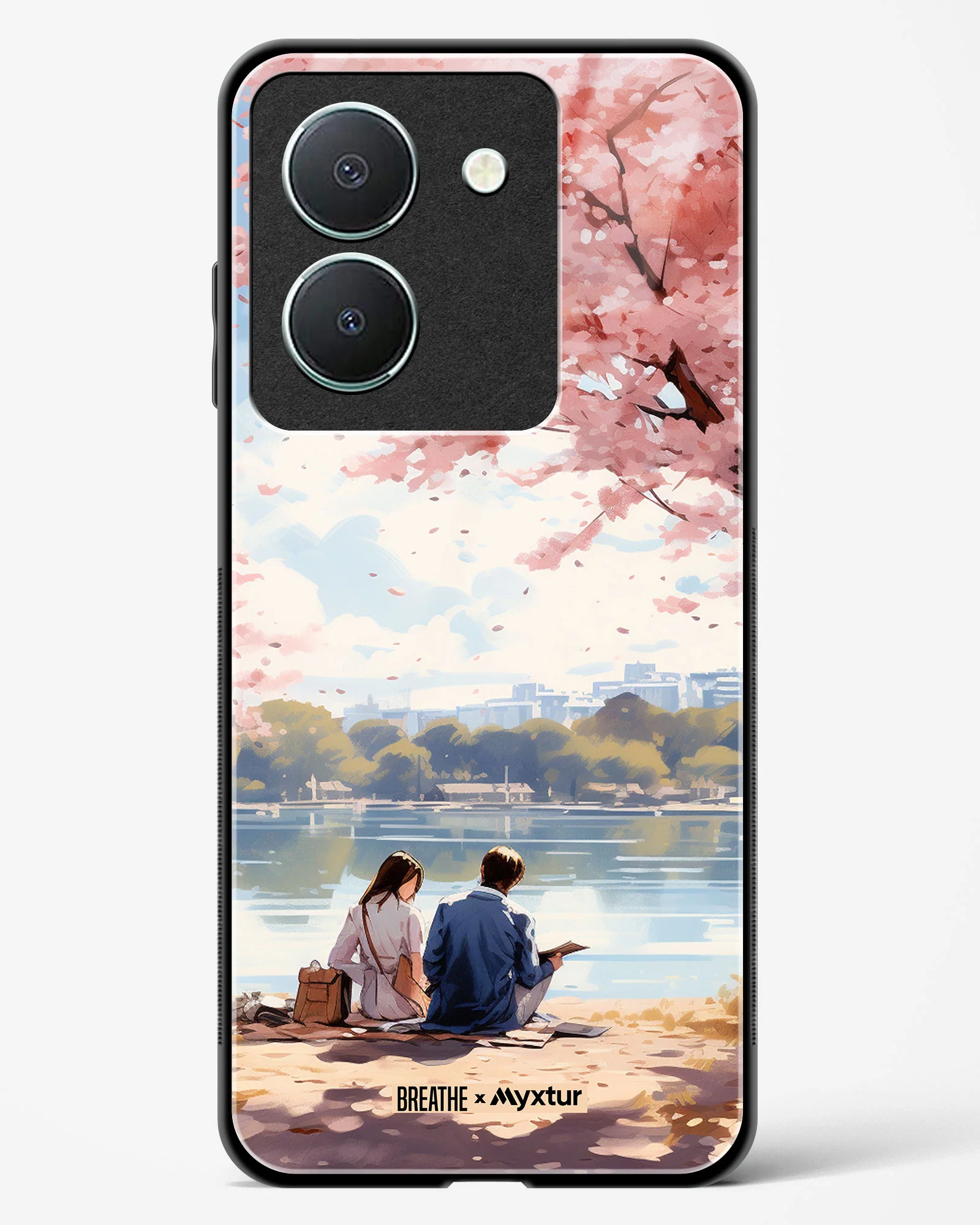 Sakura Serenade [BREATHE] Glass Case Phone Cover (Vivo) - Image 163