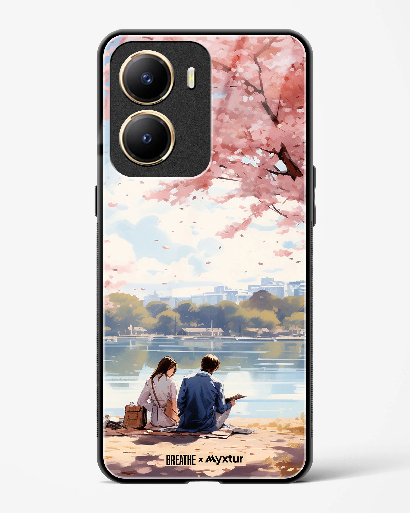 Sakura Serenade [BREATHE] Glass Case Phone Cover (Vivo) - Image 167