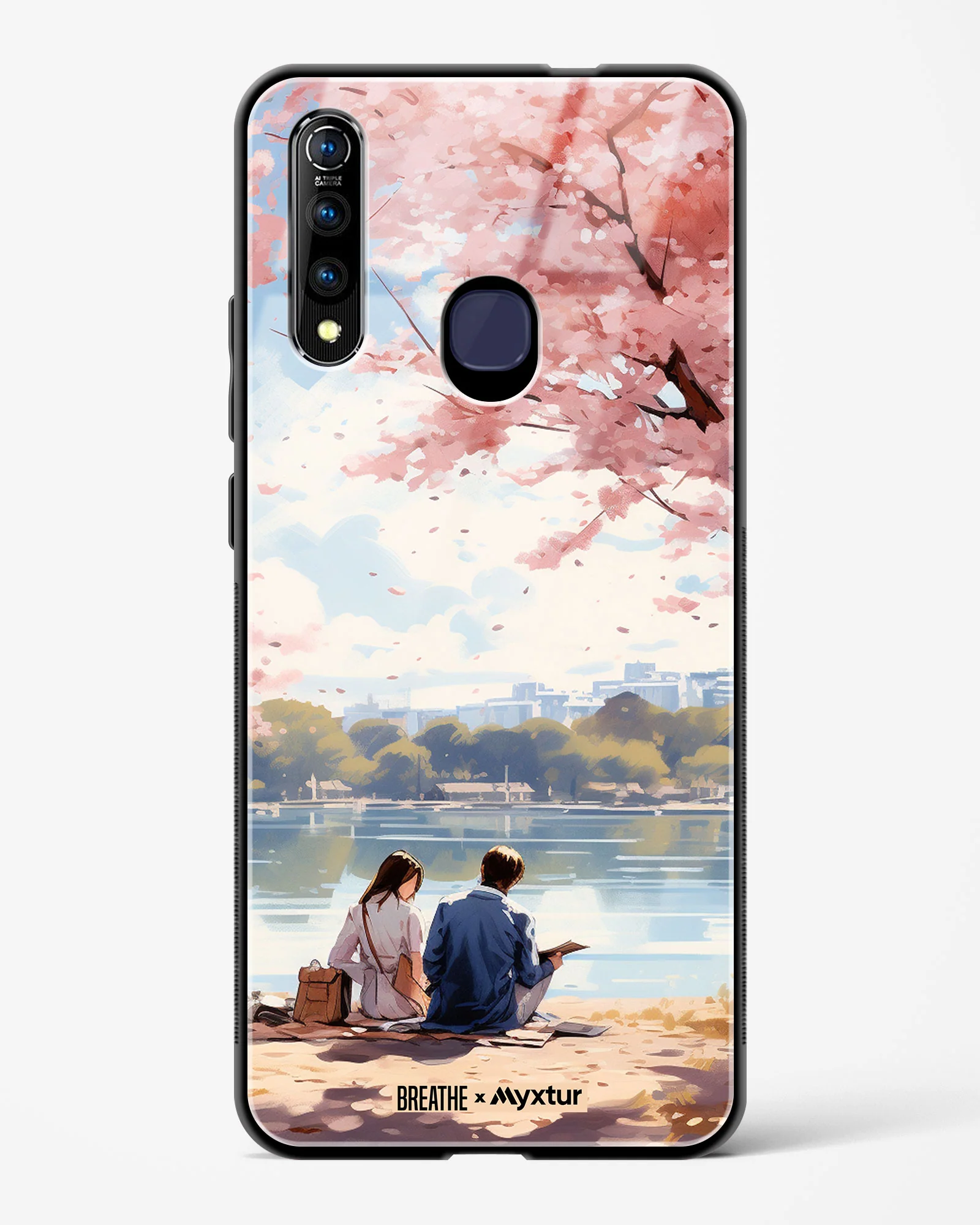 Sakura Serenade [BREATHE] Glass Case Phone Cover (Vivo) - Image 171