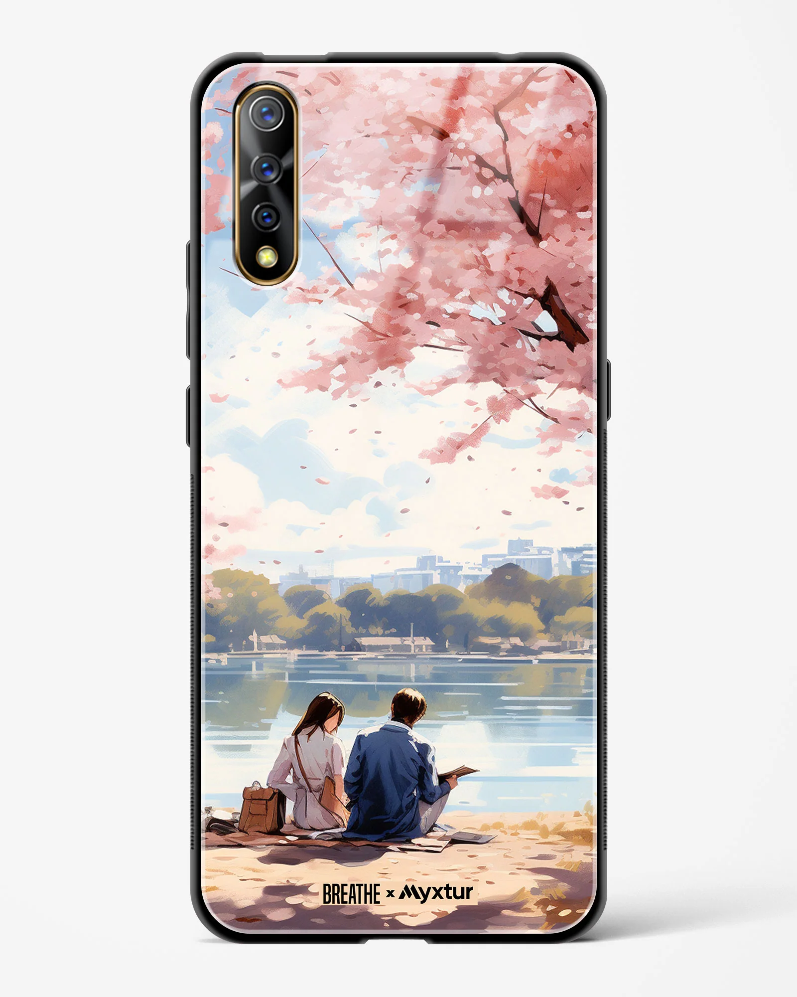 Sakura Serenade [BREATHE] Glass Case Phone Cover (Vivo) - Image 173