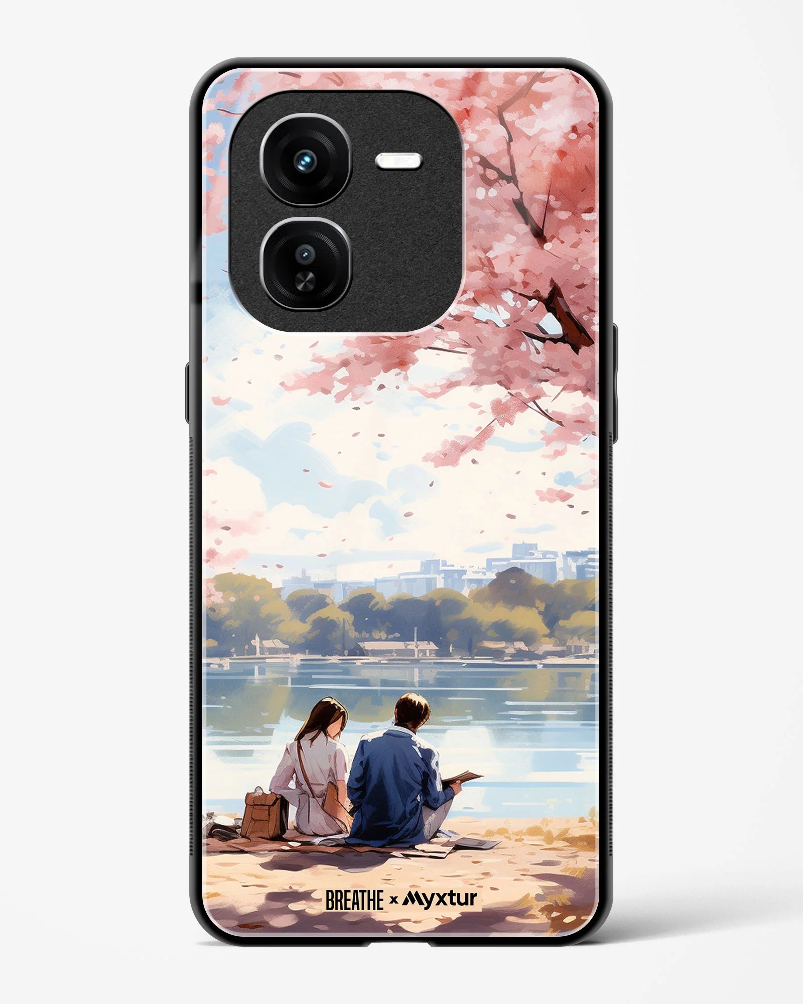 Sakura Serenade [BREATHE] Glass Case Phone Cover (Vivo) - Image 31