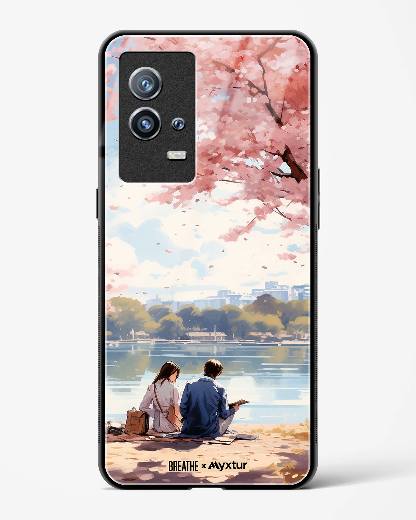 Sakura Serenade [BREATHE] Glass Case Phone Cover (Vivo) - Image 45
