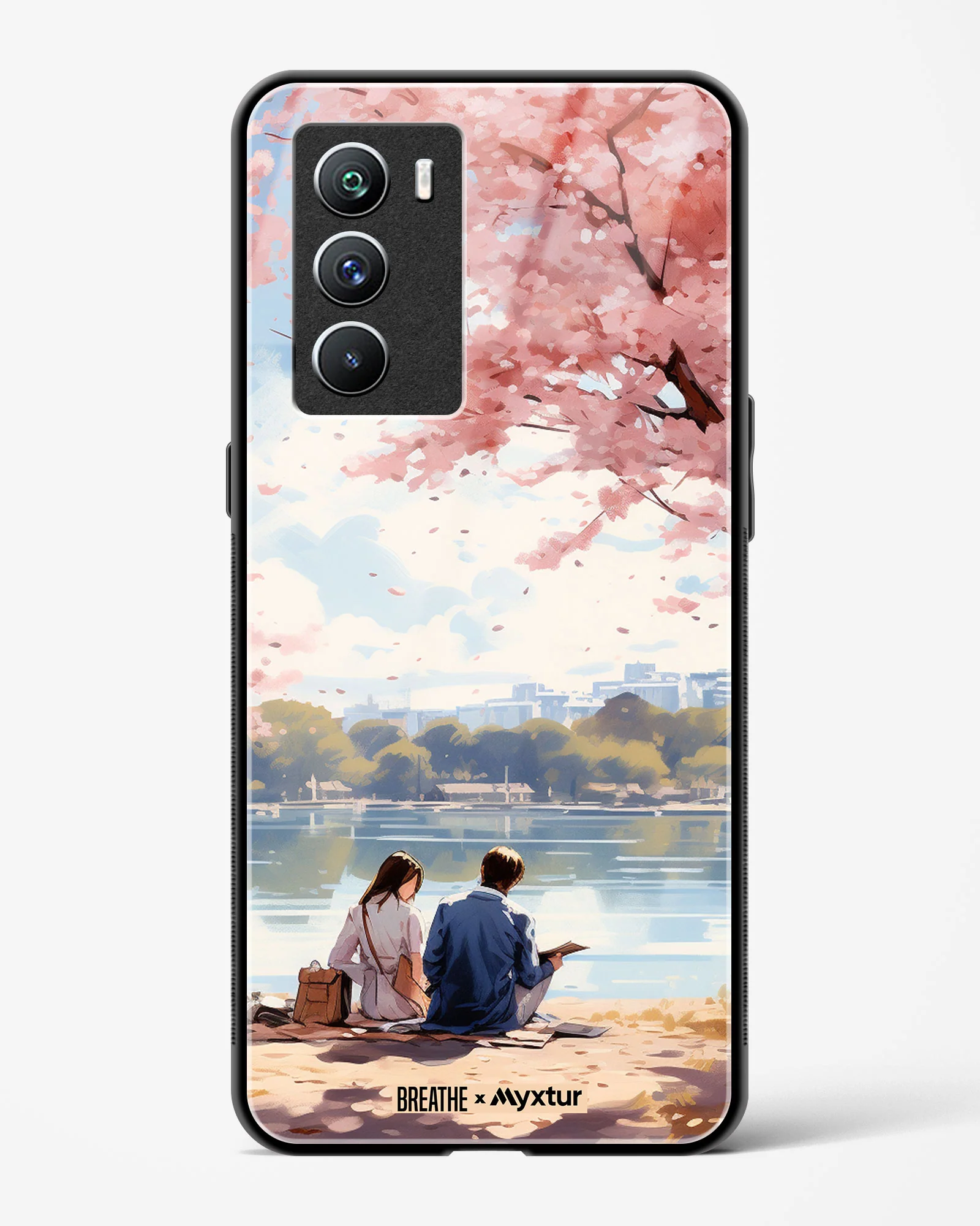 Sakura Serenade [BREATHE] Glass Case Phone Cover (Vivo) - Image 49