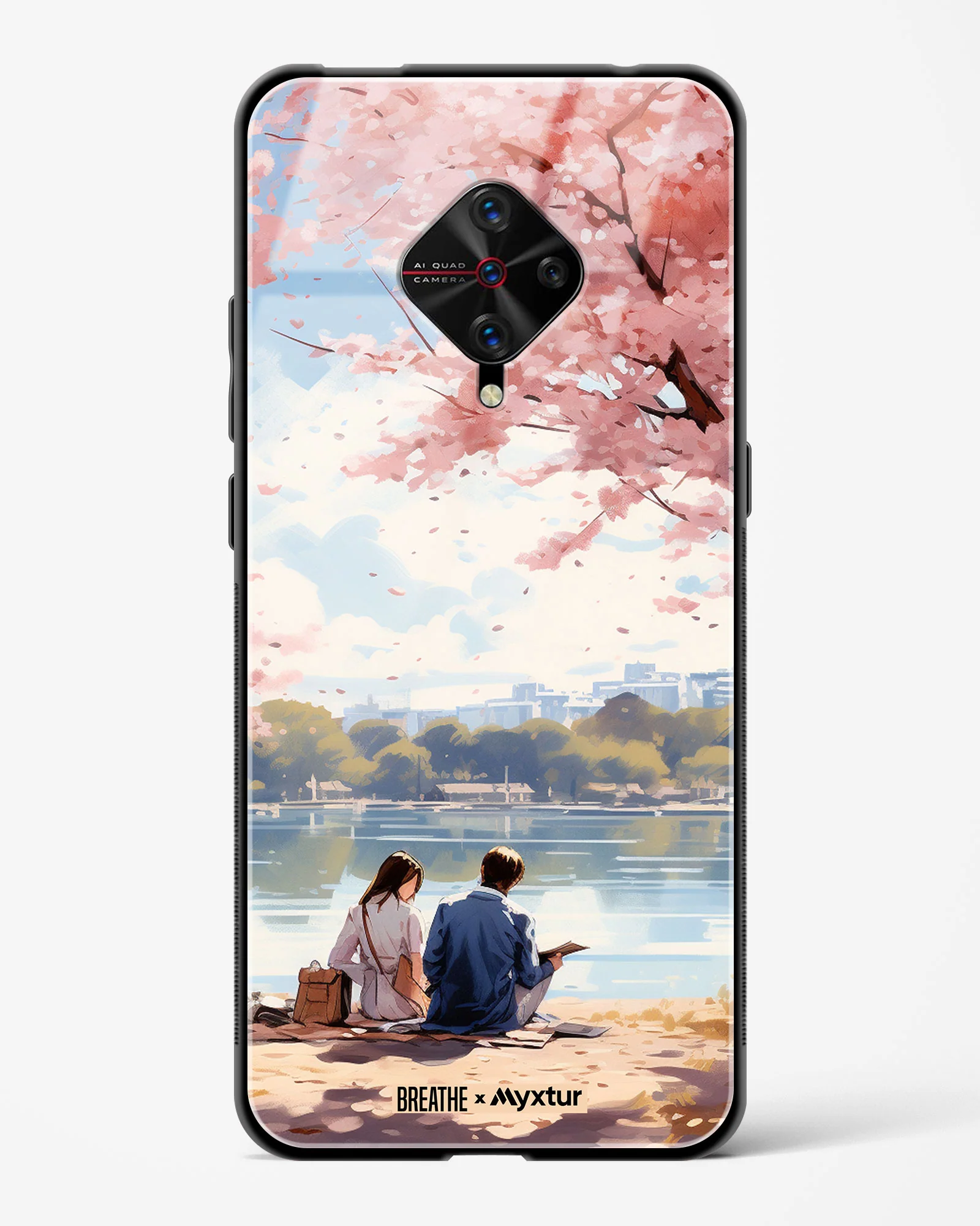 Sakura Serenade [BREATHE] Glass Case Phone Cover (Vivo) - Image 55