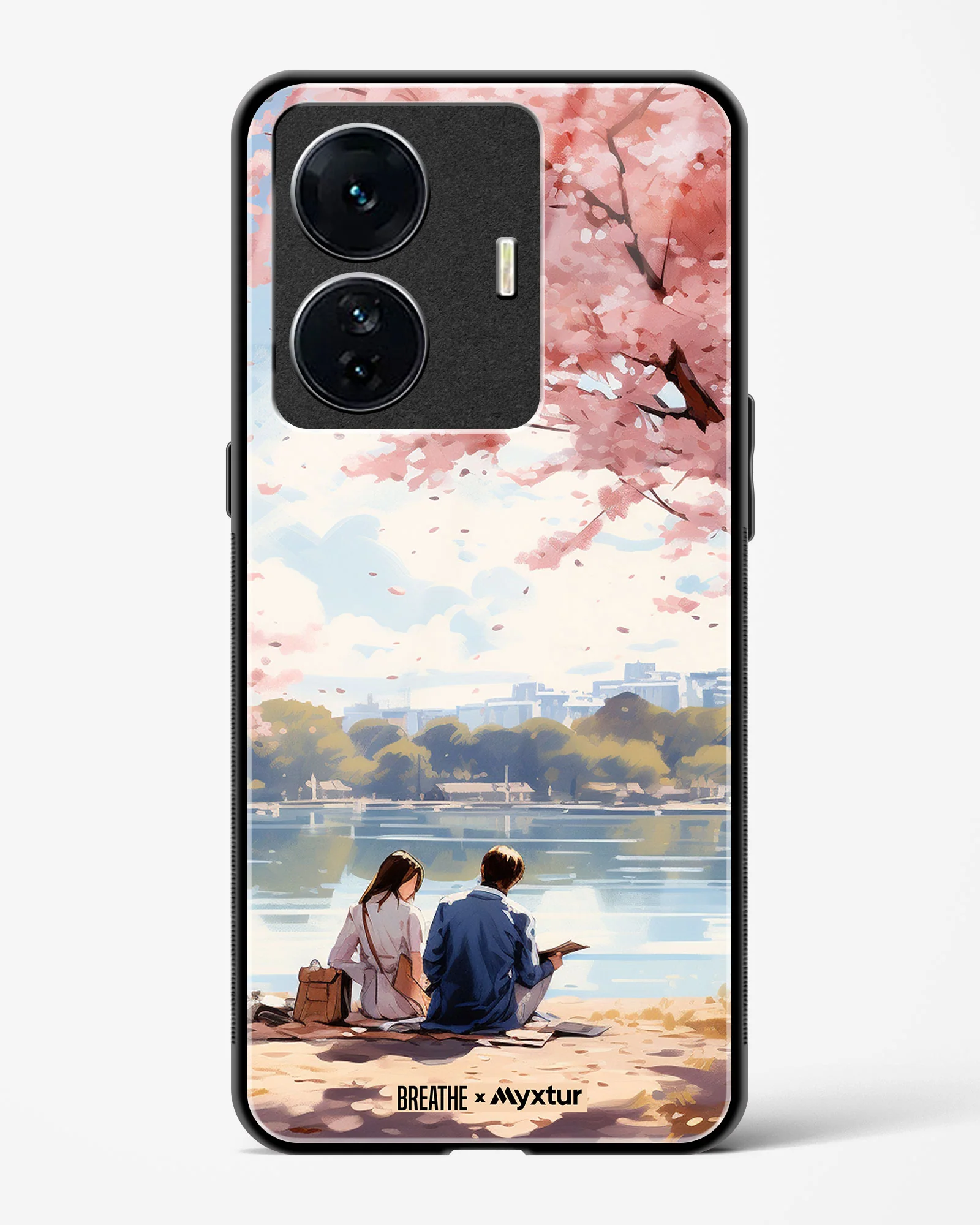 Sakura Serenade [BREATHE] Glass Case Phone Cover (Vivo) - Image 61