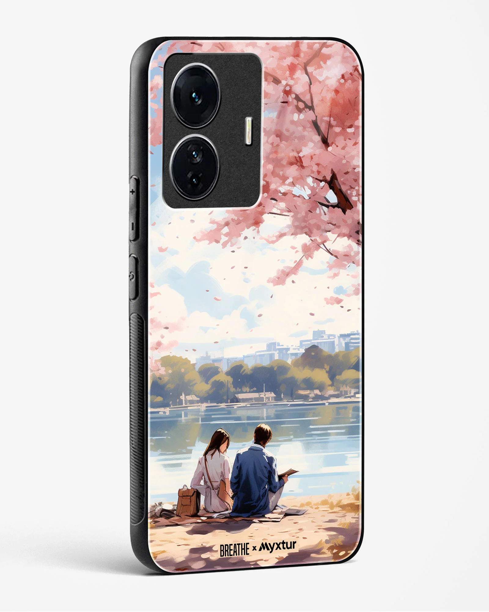 Sakura Serenade [BREATHE] Glass Case Phone Cover (Vivo) - Image 62