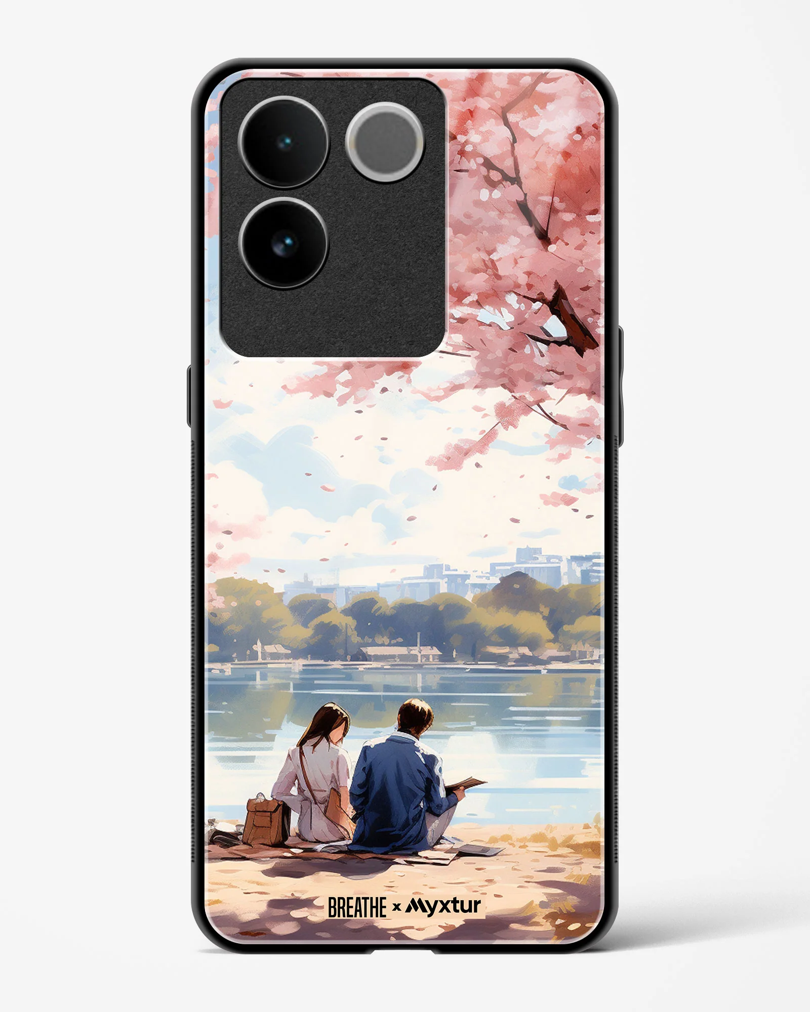 Sakura Serenade [BREATHE] Glass Case Phone Cover (Vivo) - Image 65
