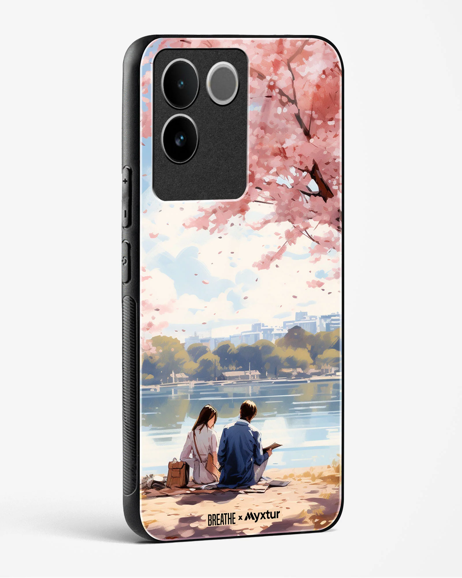 Sakura Serenade [BREATHE] Glass Case Phone Cover (Vivo) - Image 66