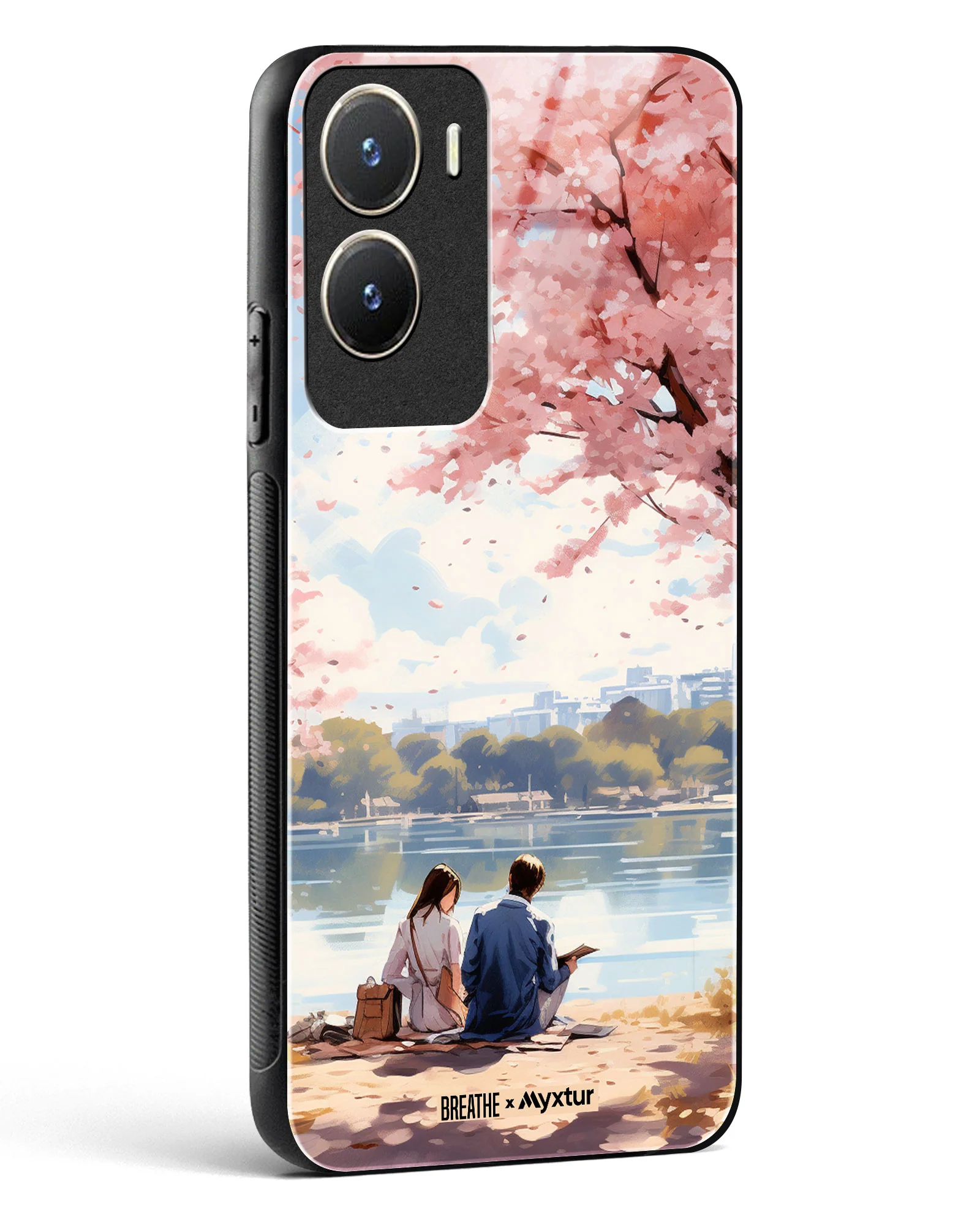 Sakura Serenade [BREATHE] Glass Case Phone Cover (Vivo) - Image 68