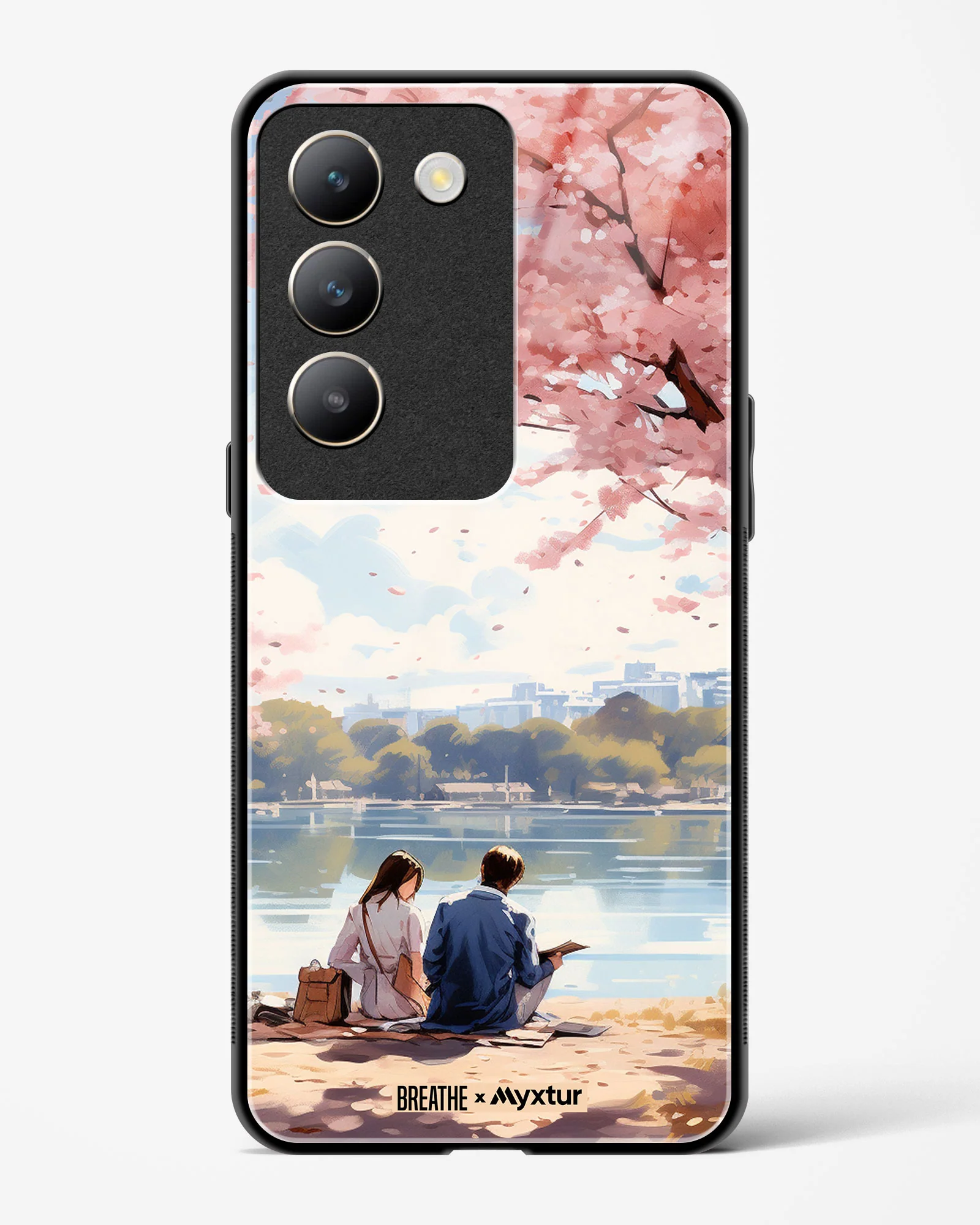 Sakura Serenade [BREATHE] Glass Case Phone Cover (Vivo) - Image 69