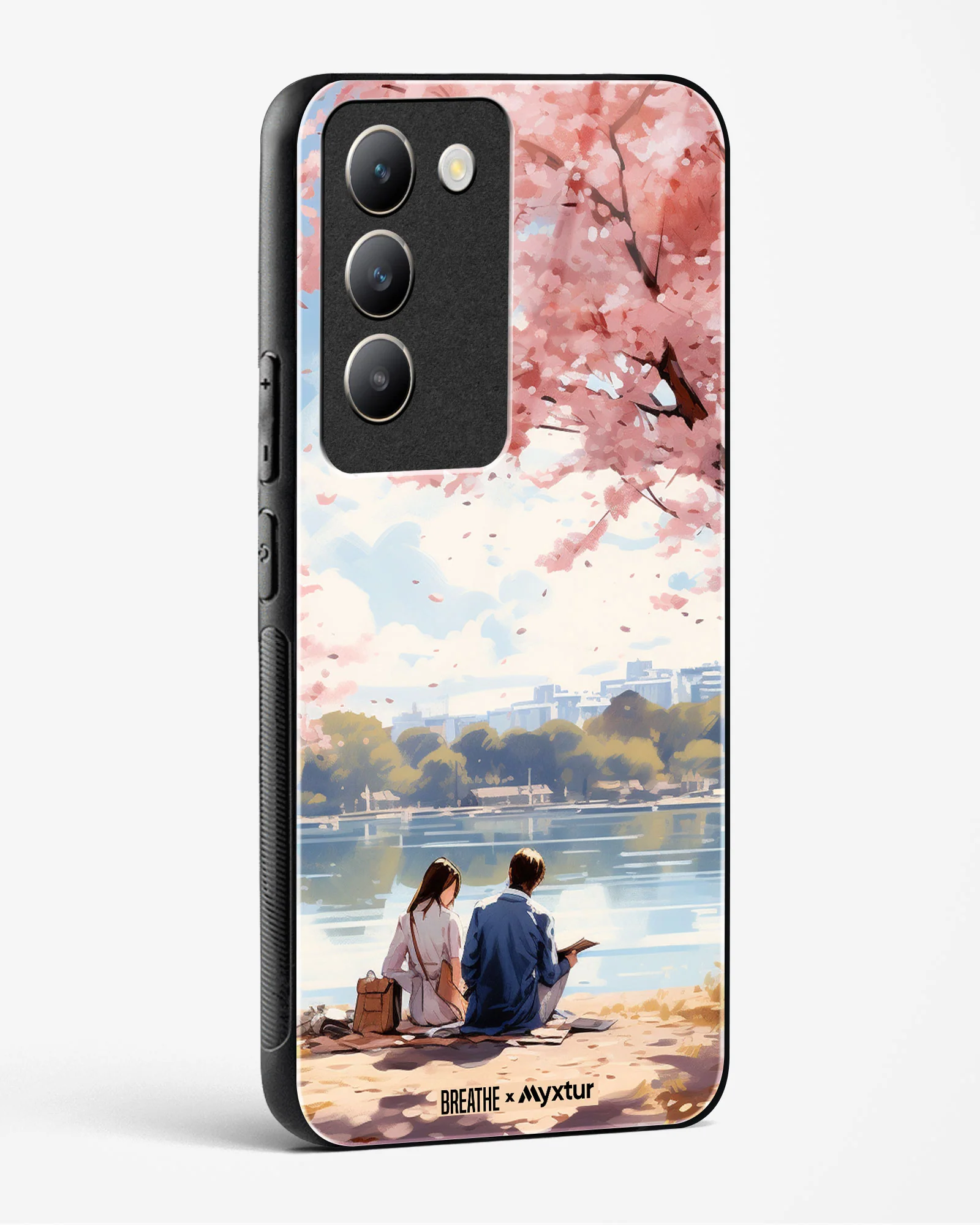 Sakura Serenade [BREATHE] Glass Case Phone Cover (Vivo) - Image 70