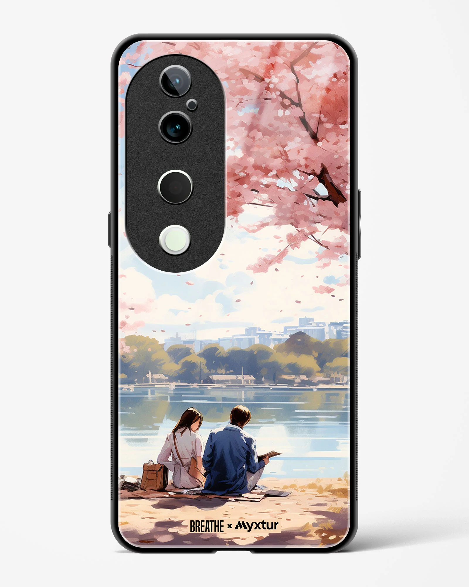 Sakura Serenade [BREATHE] Glass Case Phone Cover (Vivo) - Image 71