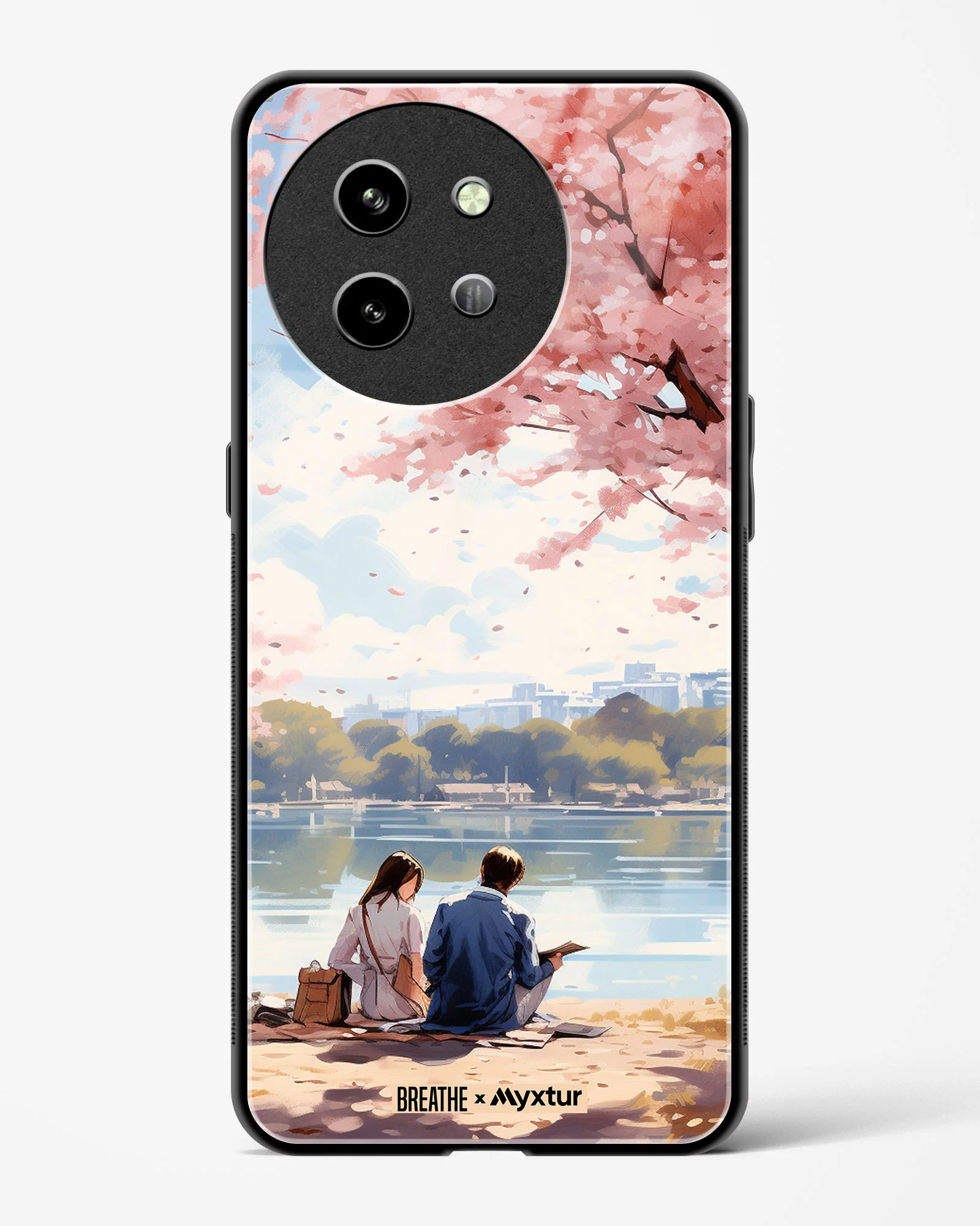 Sakura Serenade [BREATHE] Glass Case Phone Cover (Vivo) - Image 73