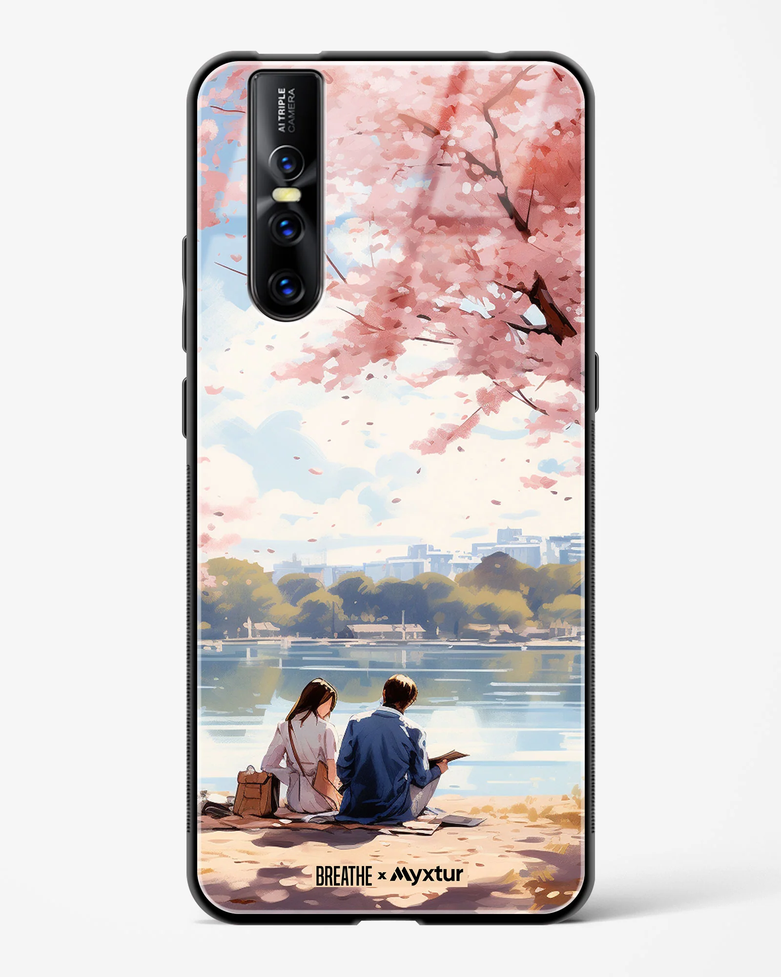 Sakura Serenade [BREATHE] Glass Case Phone Cover (Vivo) - Image 75
