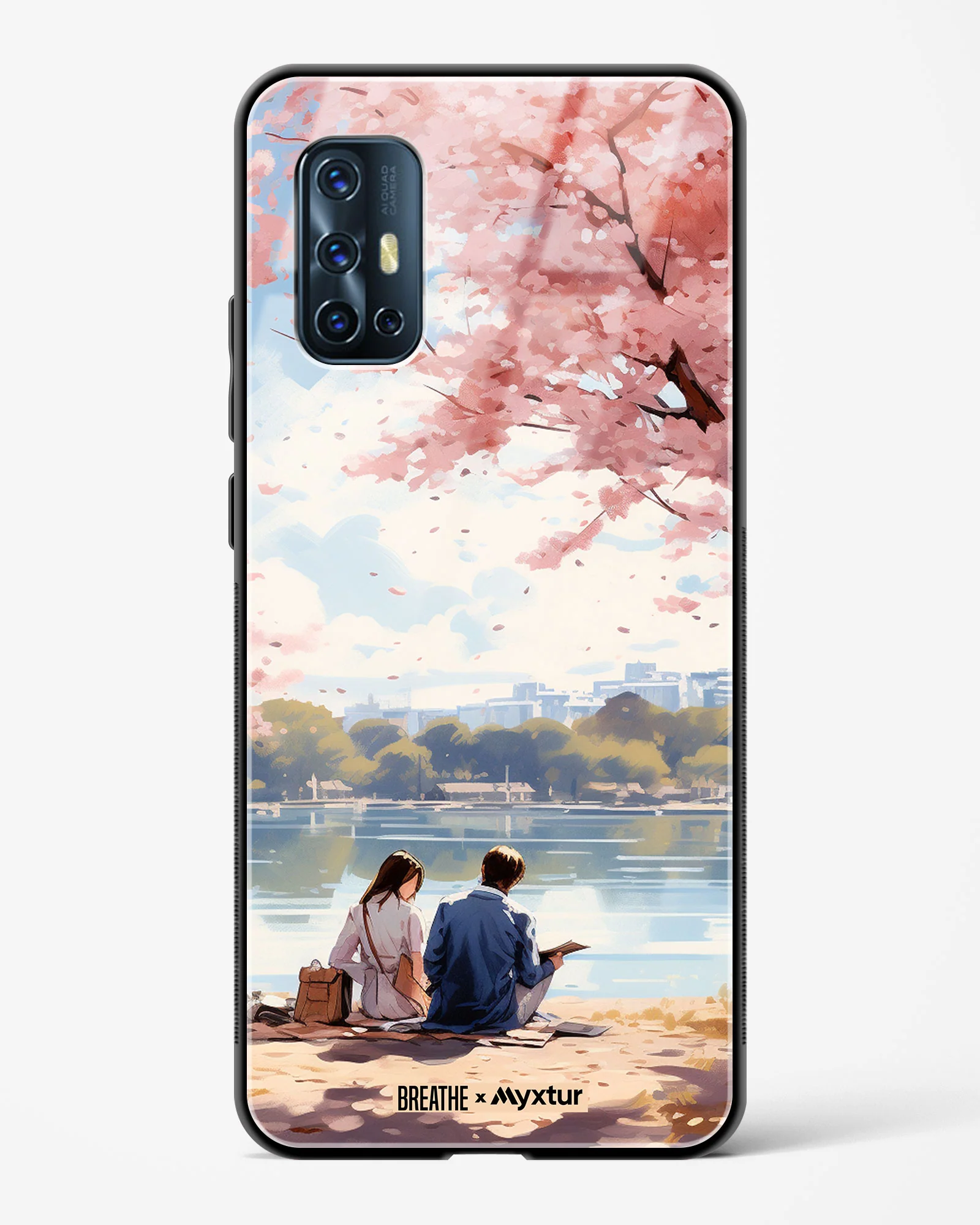 Sakura Serenade [BREATHE] Glass Case Phone Cover (Vivo) - Image 77