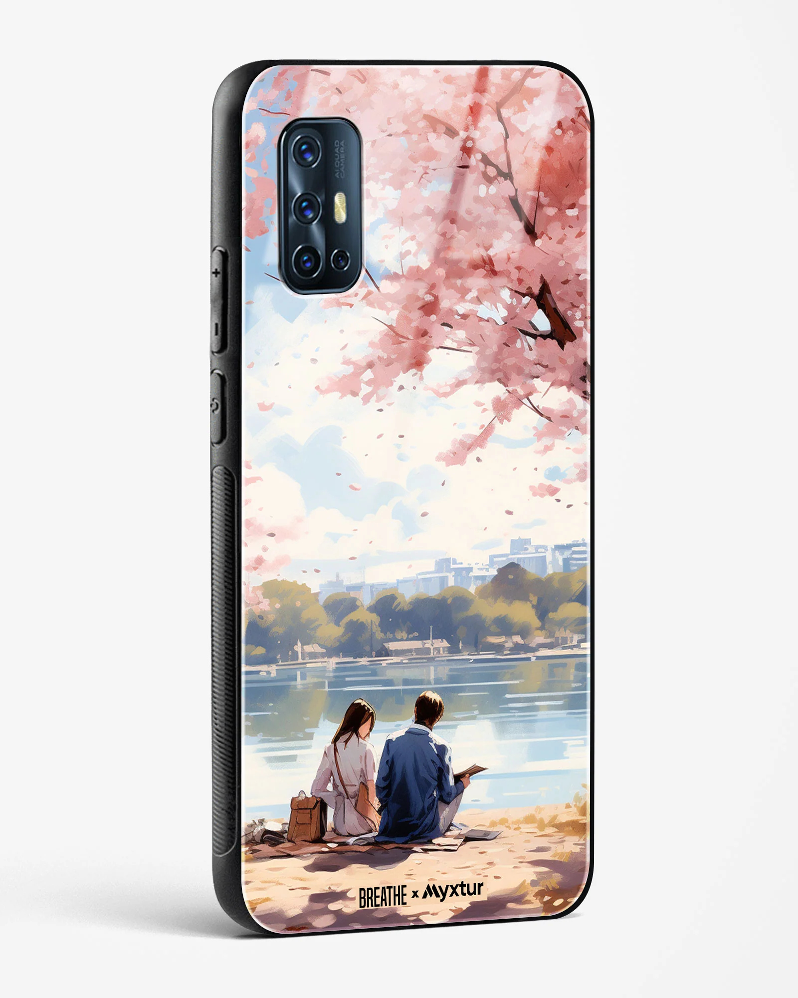 Sakura Serenade [BREATHE] Glass Case Phone Cover (Vivo) - Image 78