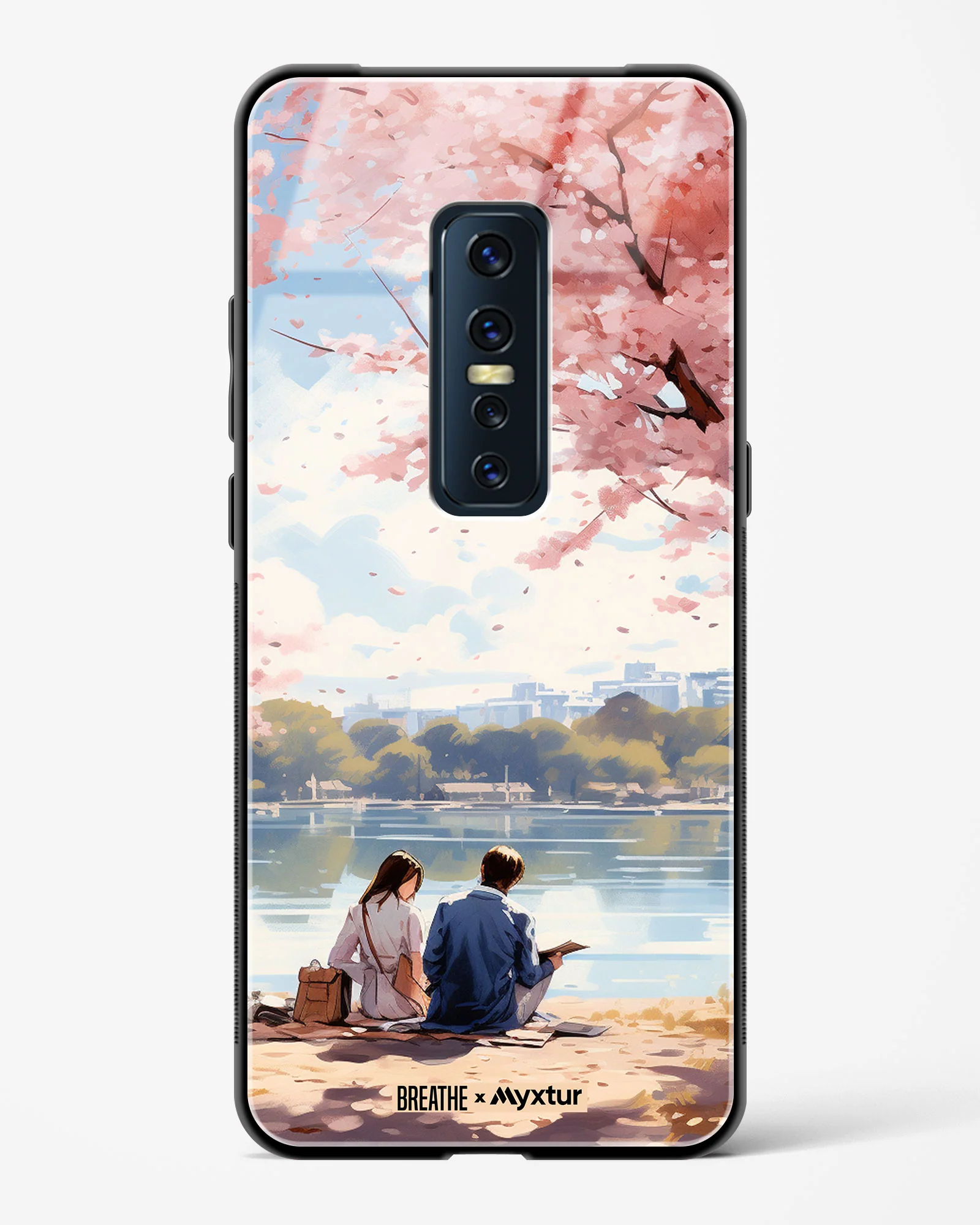 Sakura Serenade [BREATHE] Glass Case Phone Cover (Vivo) - Image 79